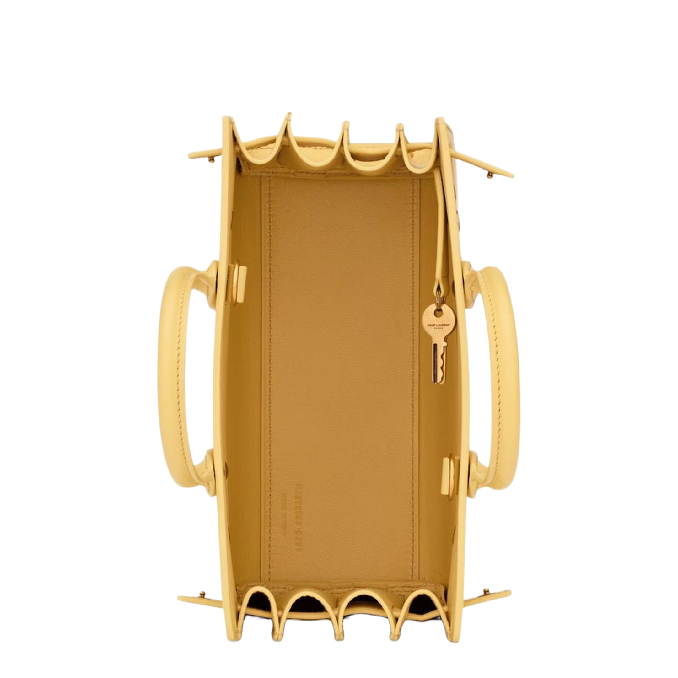 Sac de Jour Nano Smooth Leather Top-Handle Bag - Soft Lemon
