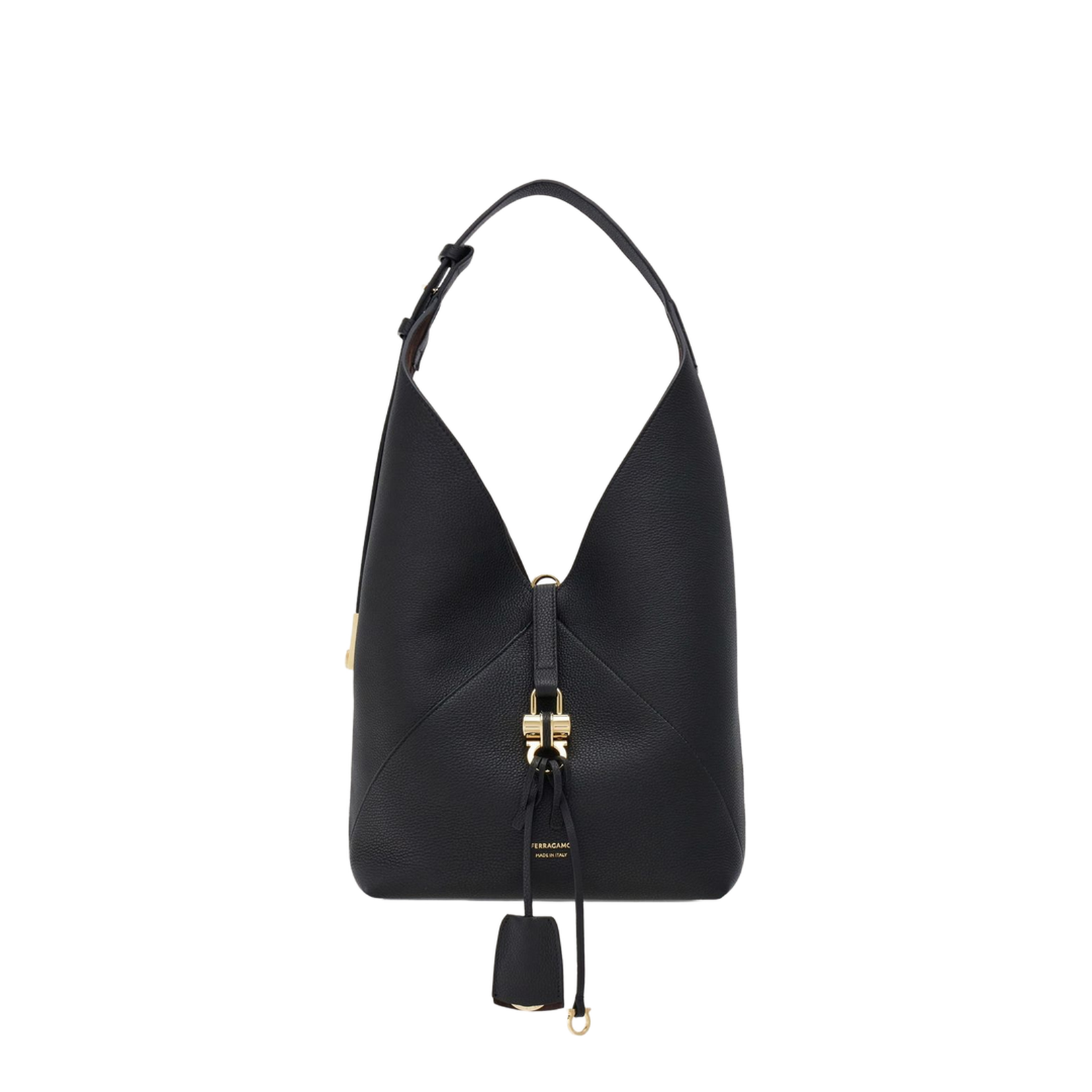 V-Shaped Hobo Bag