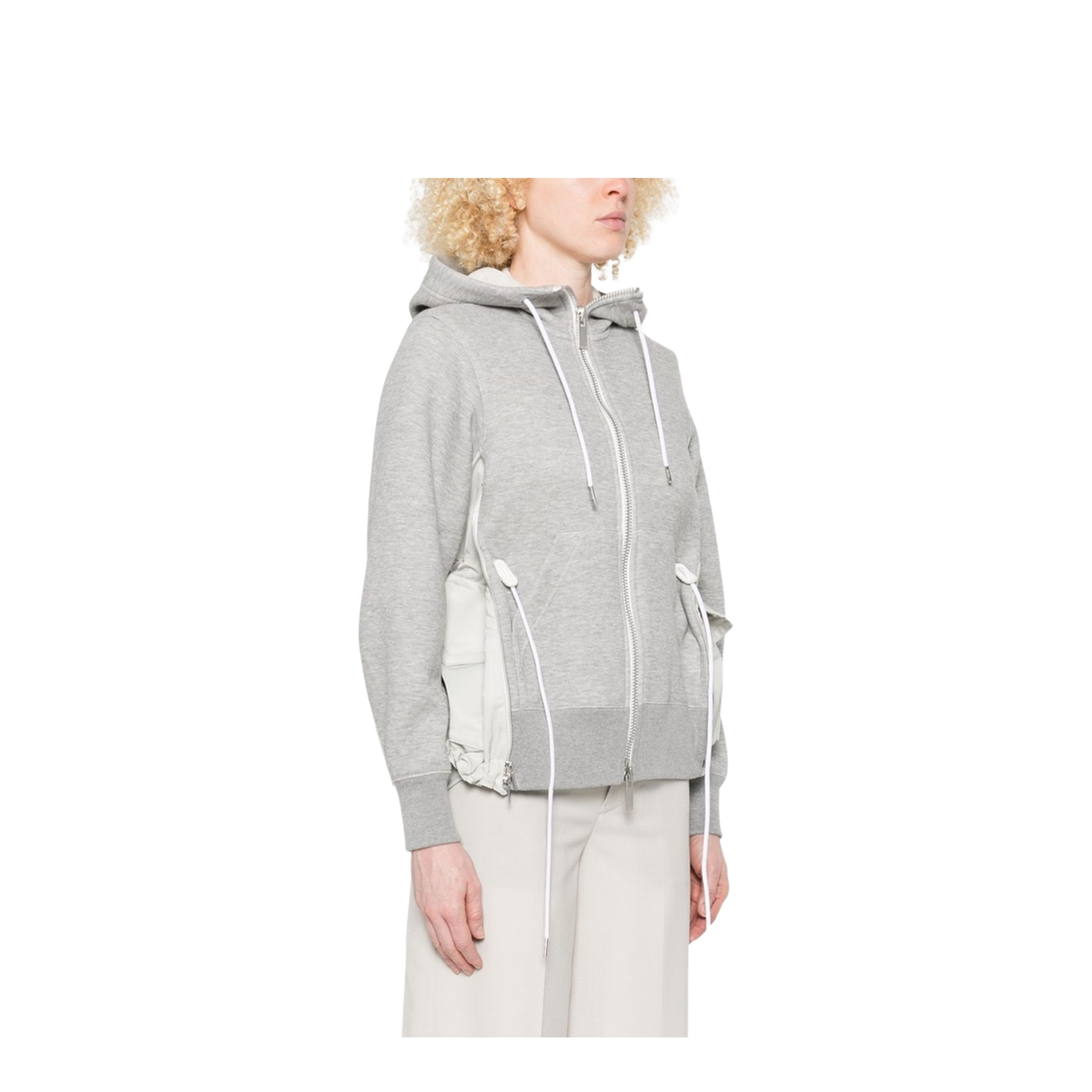 Sponge Sweat x Nylon Twill Hoodie