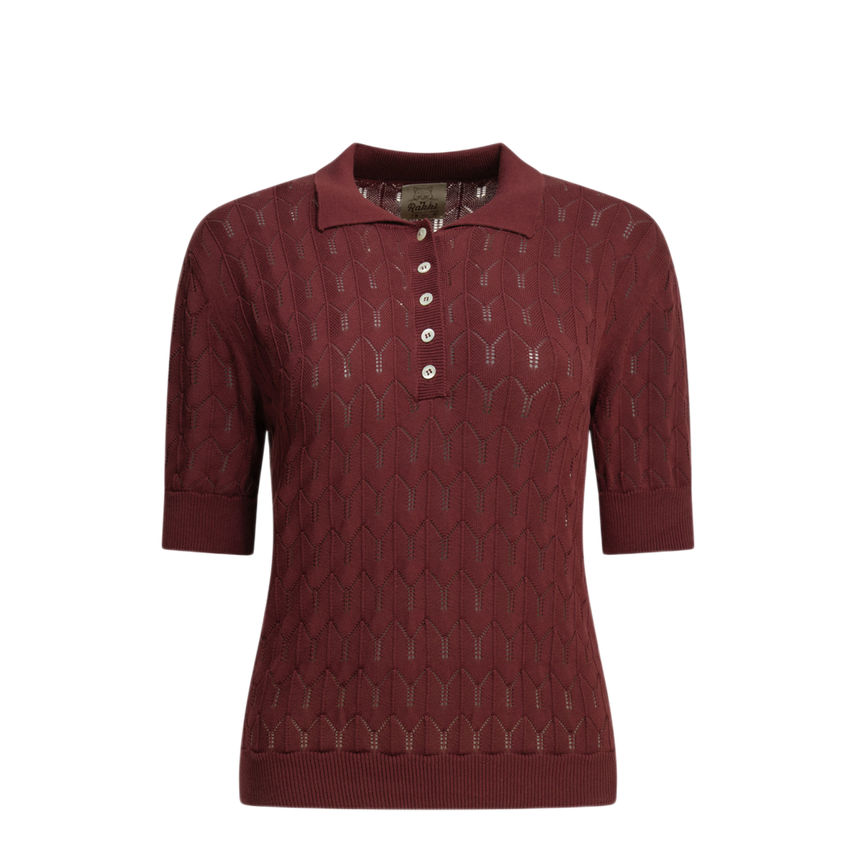 MAYFEYR - Rakkì - California Polo Shirt With Buttons - CALIFORNIACHERRY