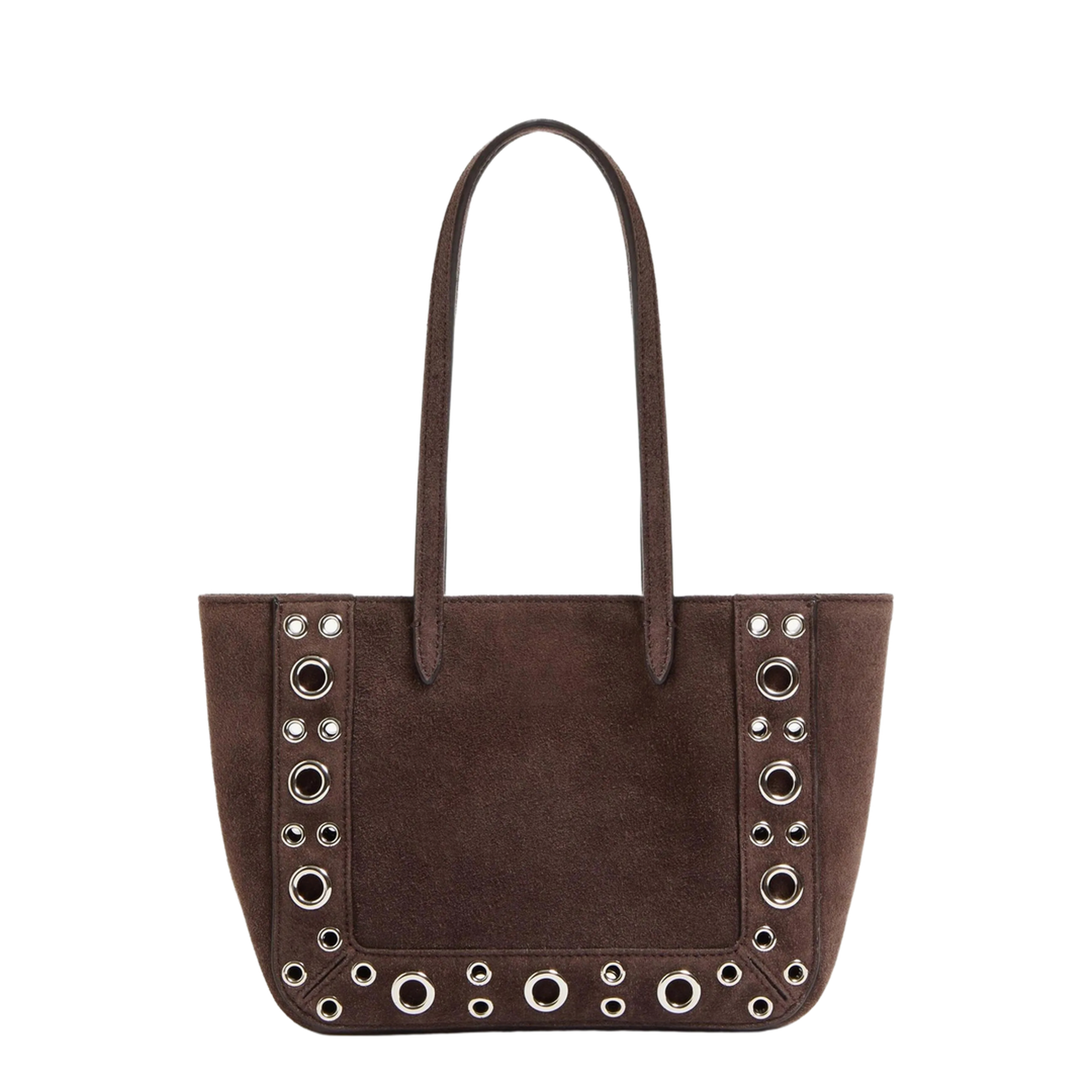 Brown Suede Nellcã'te Shoulder Bag