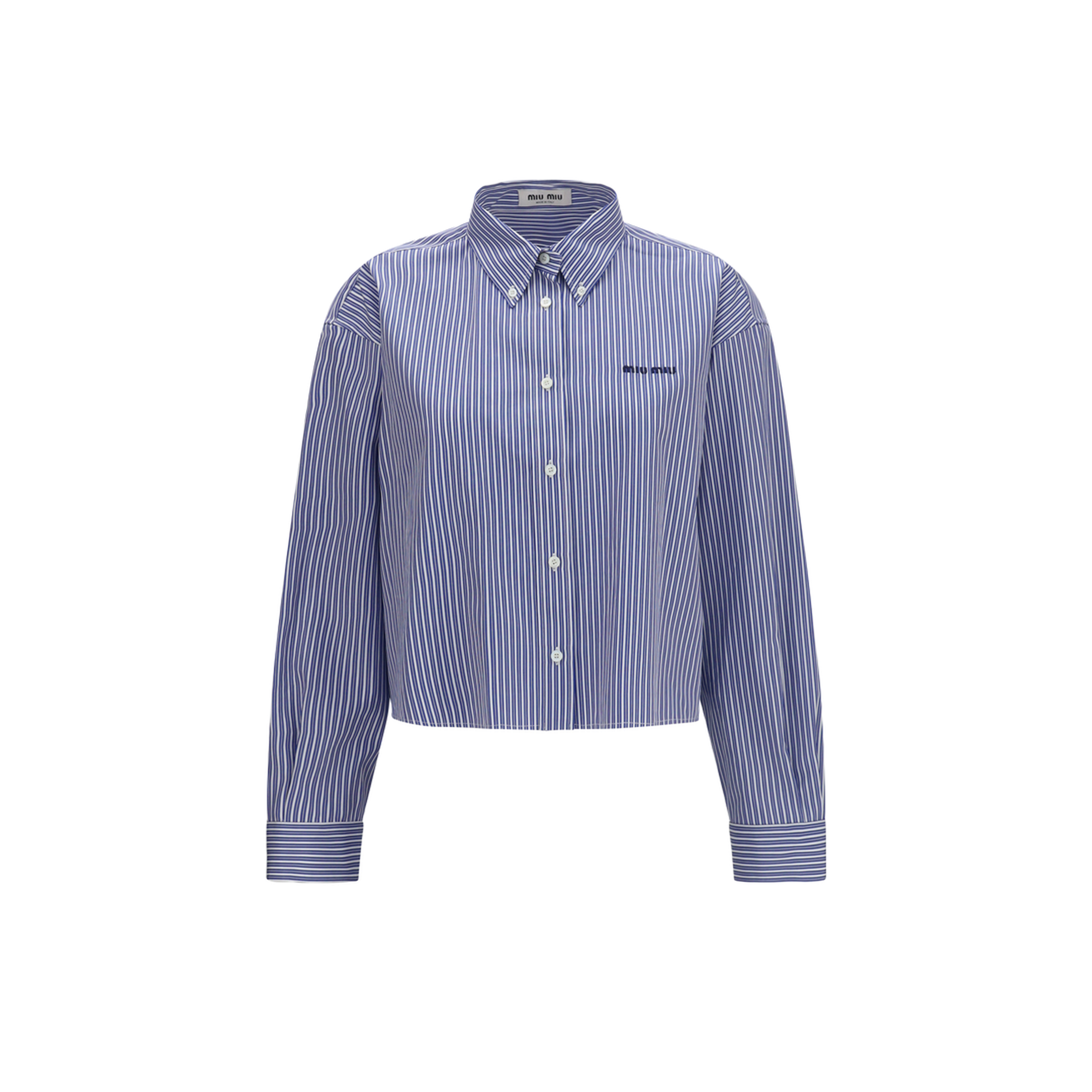 MAYFEYR - Miu Miu - Striped Cotton Shirt - MK2047SOOO195D