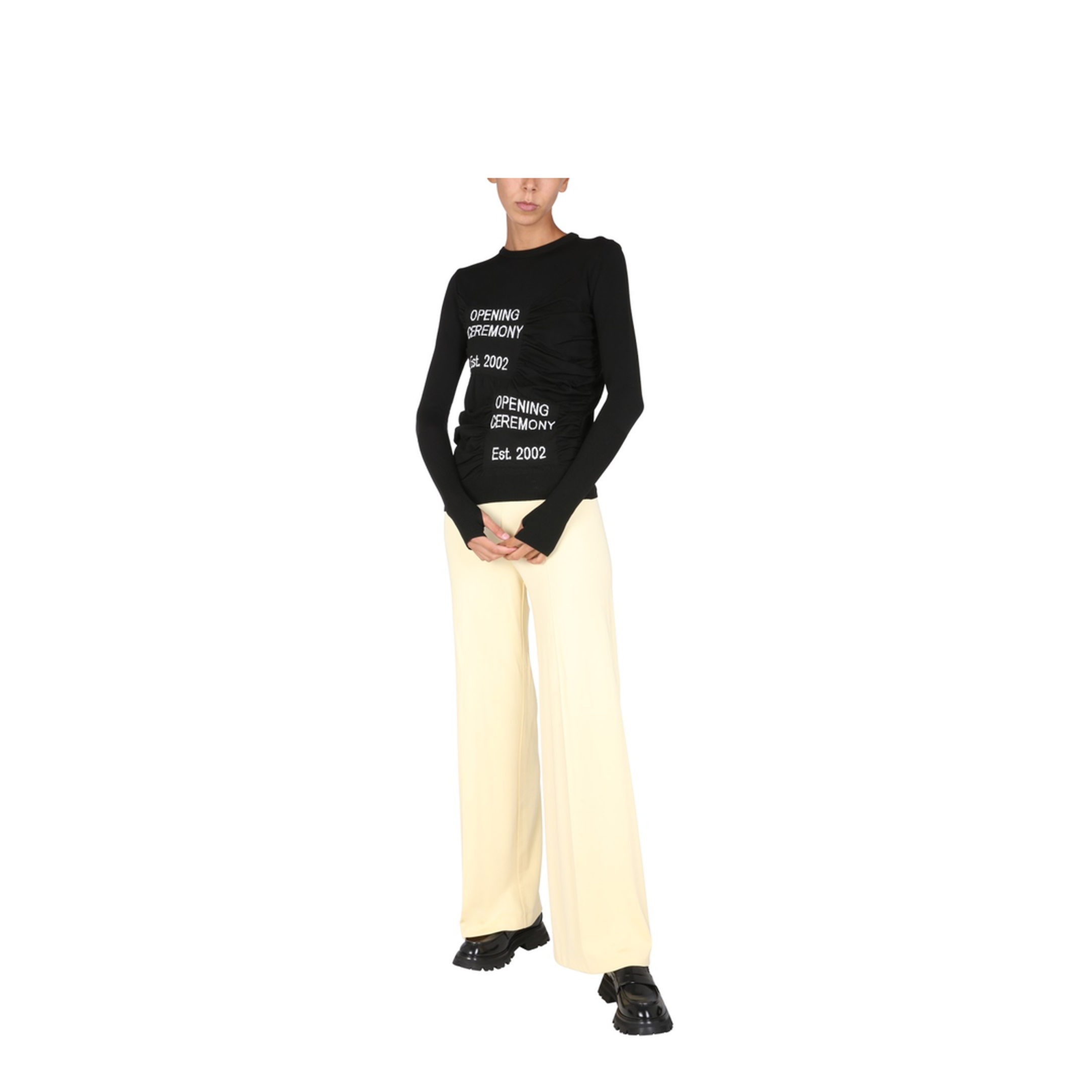 MAYFEYR - OPENING CEREMONY - Crew Neck Sweater - YWHE012F21KNI0011003