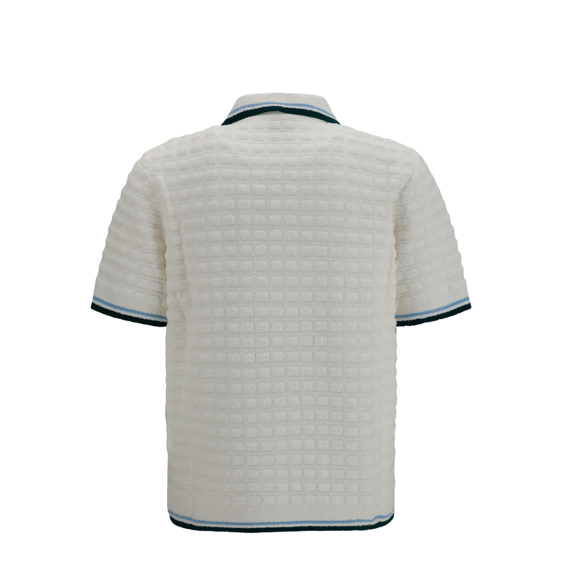 MAYFEYR - Casablanca - Short-Sleeve Bouclé Polo - MPF26KW99901