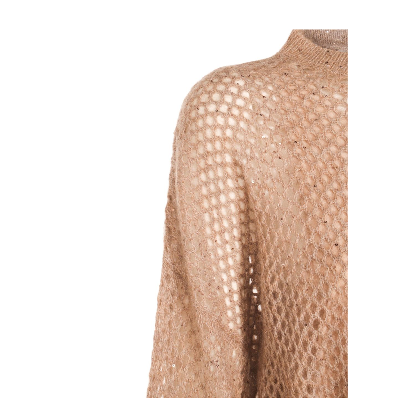 Silk & Nylon Wool Long Dress