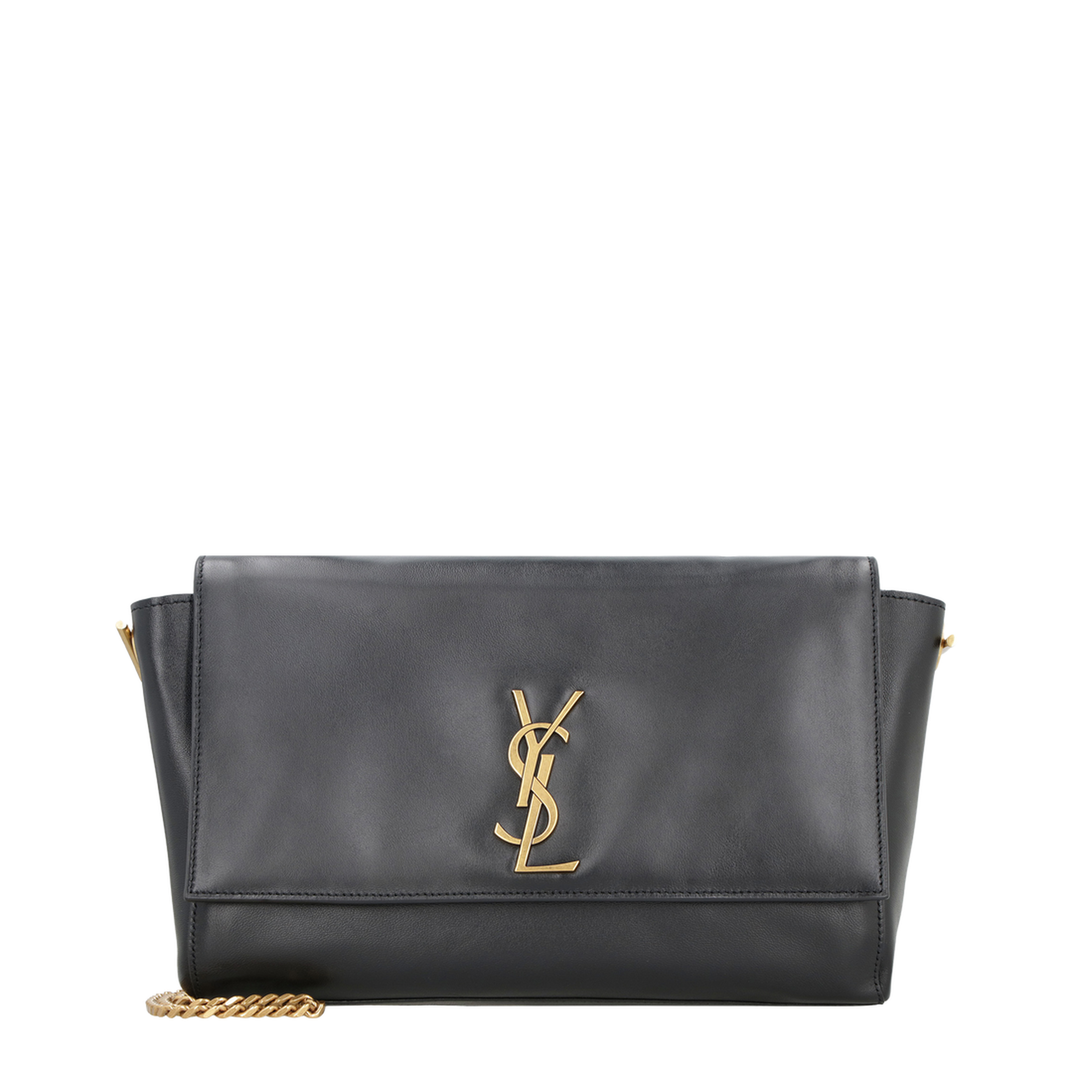 Kate Medium Suede Shoulder Bags - Black
