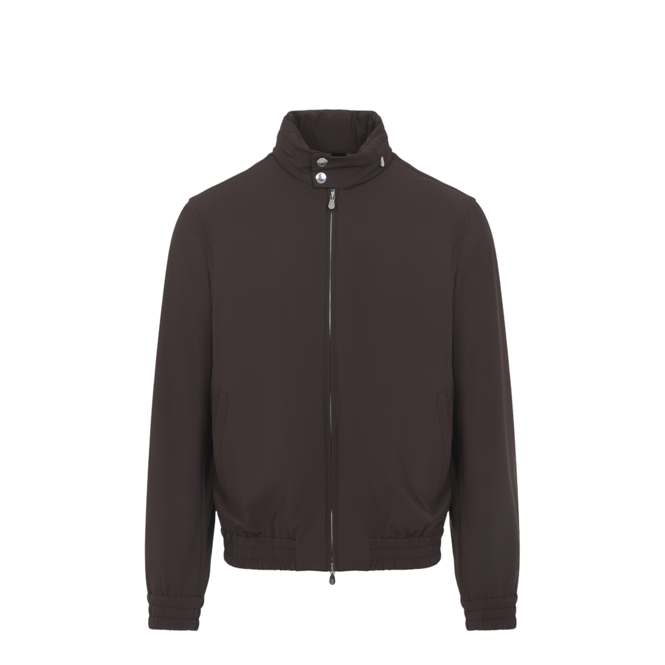 Water Resistant Blouson Jacket Brown