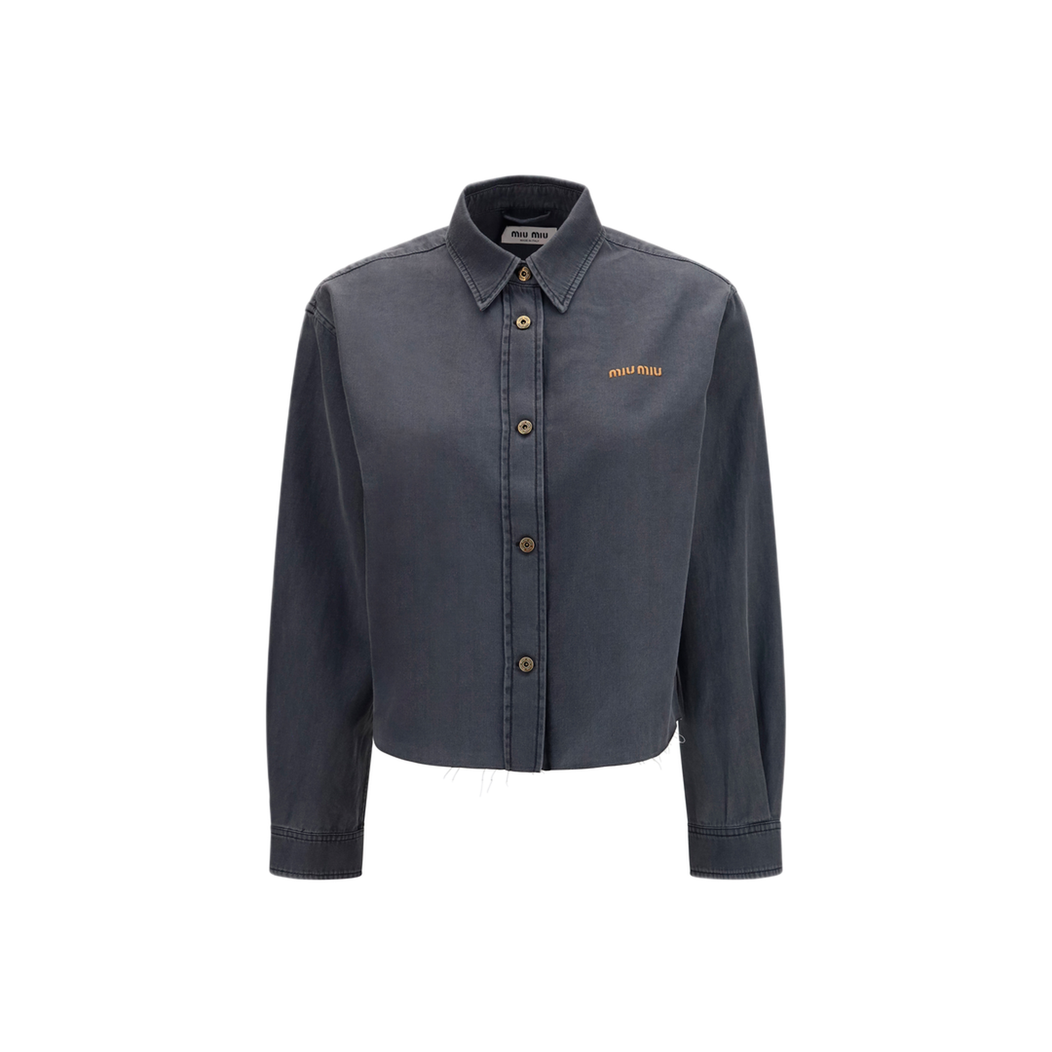 MAYFEYR - Miu Miu - Denim-Style Cotton Shirt - GWC131SOOO15MP