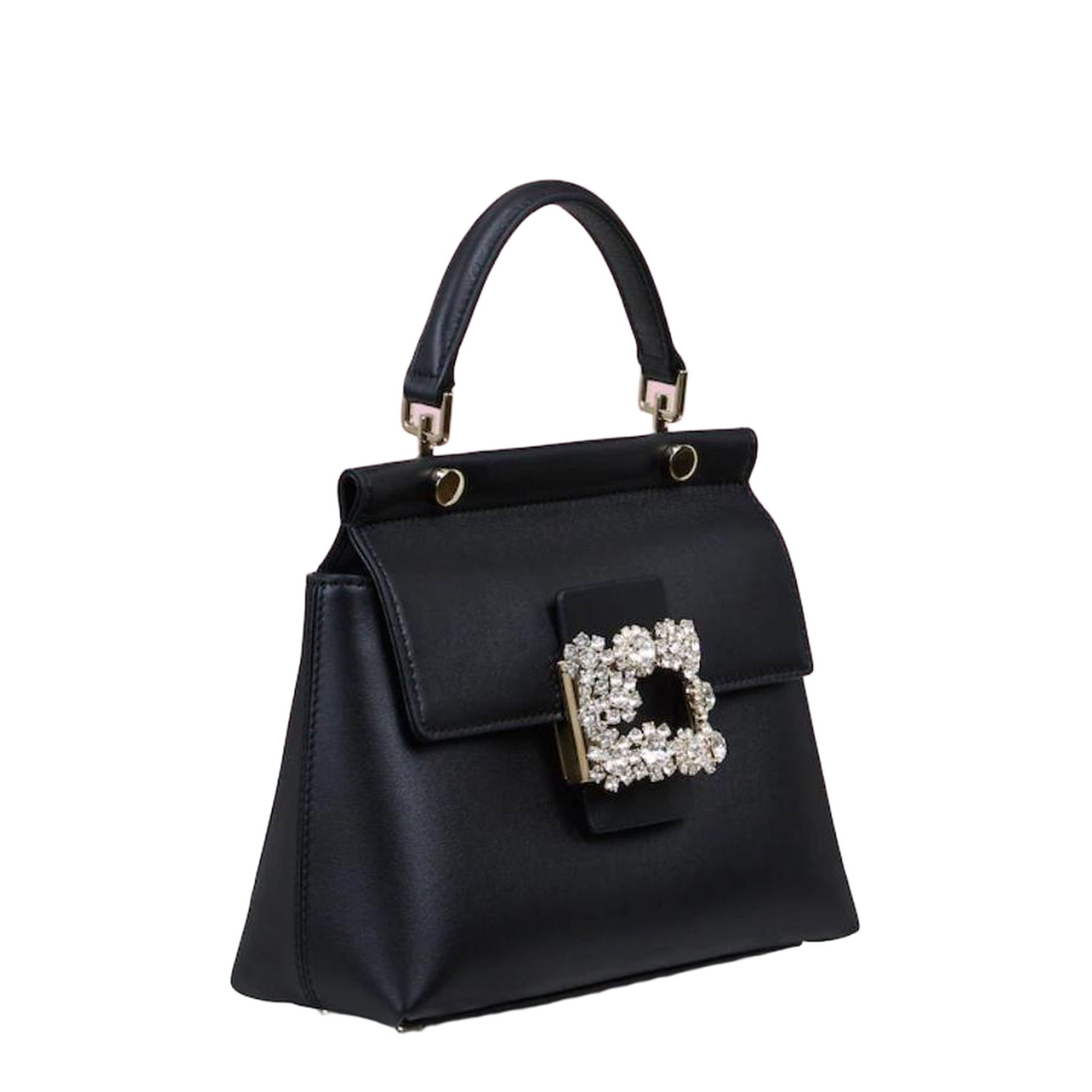 Viv' Flower Strass Boucle Cabas Mini Bag