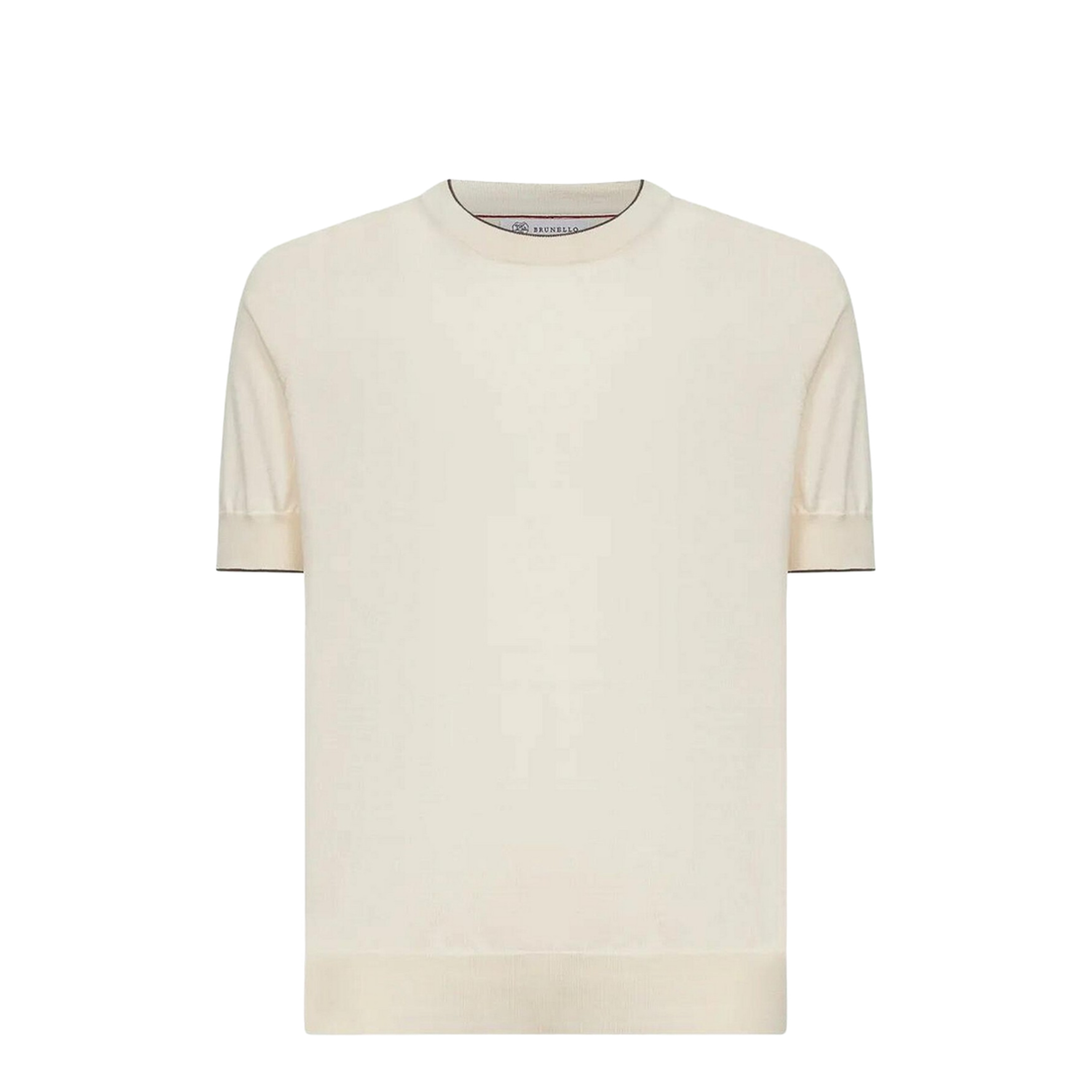 Ribbed T-Shirt - White