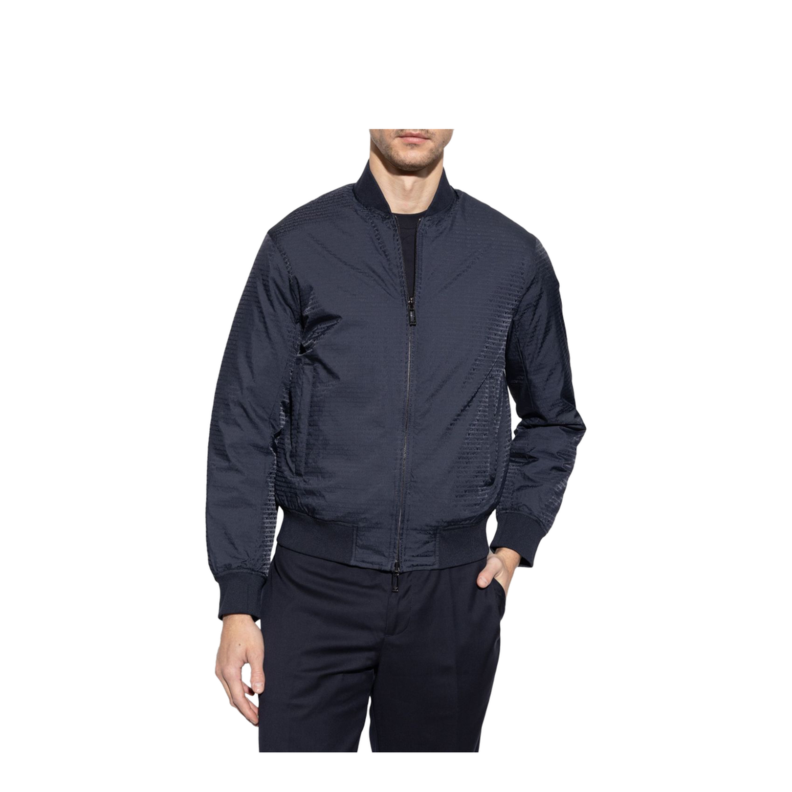 Reversible Bomber Collar Down Jacket