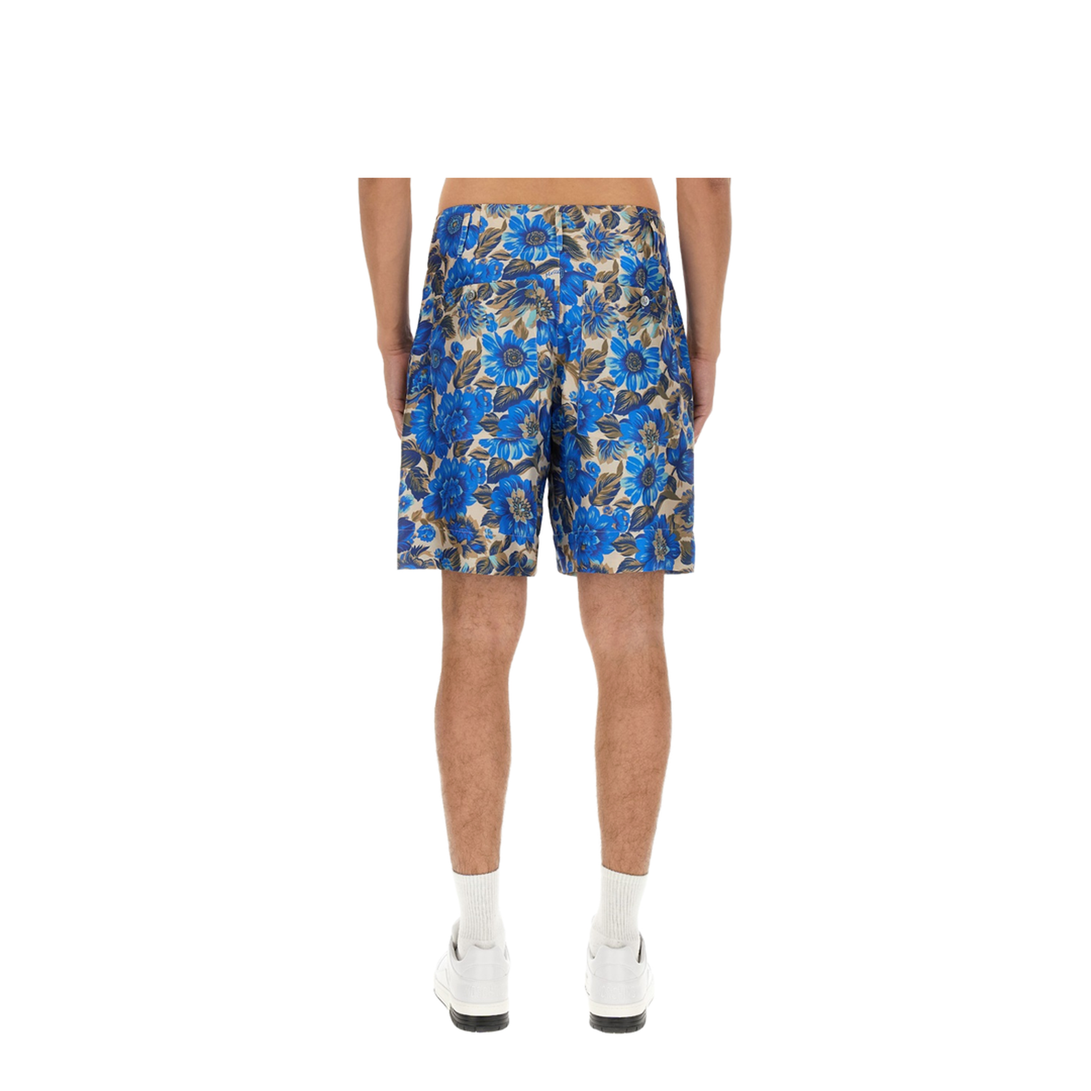 Short All Over Blue Flower