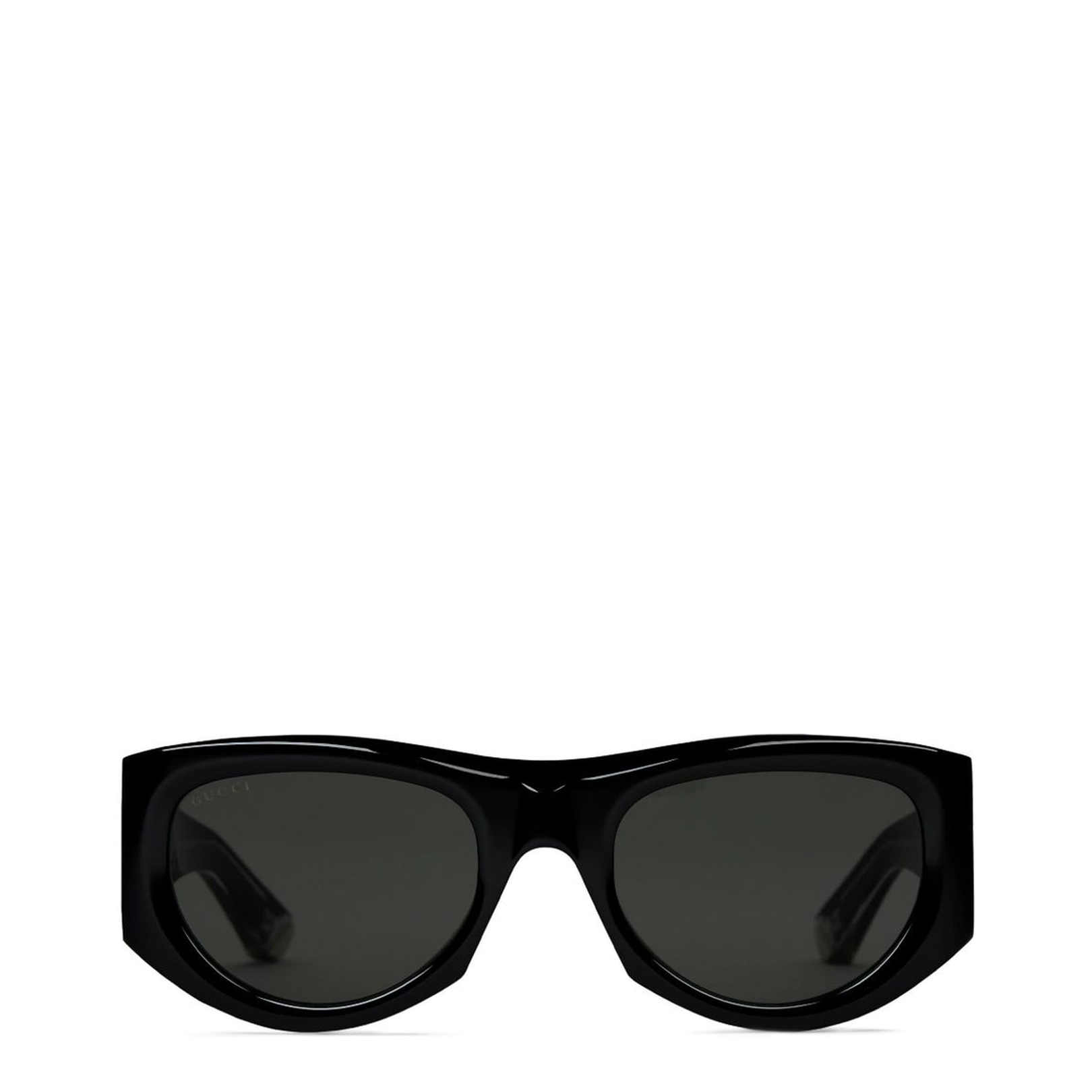 Rectangular-Frame Sunglasses in Black