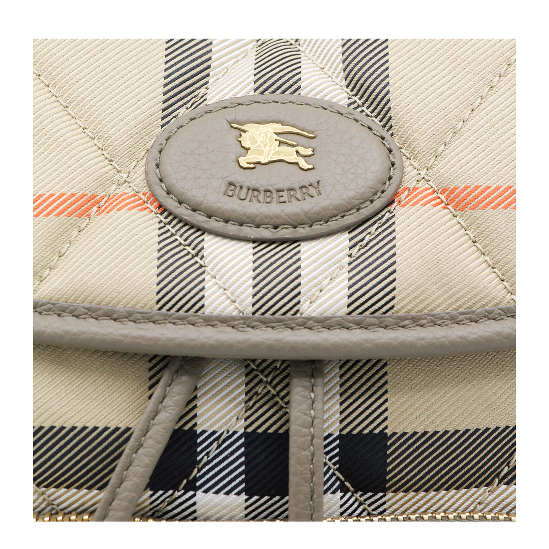 Horseshoe Mini Quilted Polyamide Backpack - Sand Beige