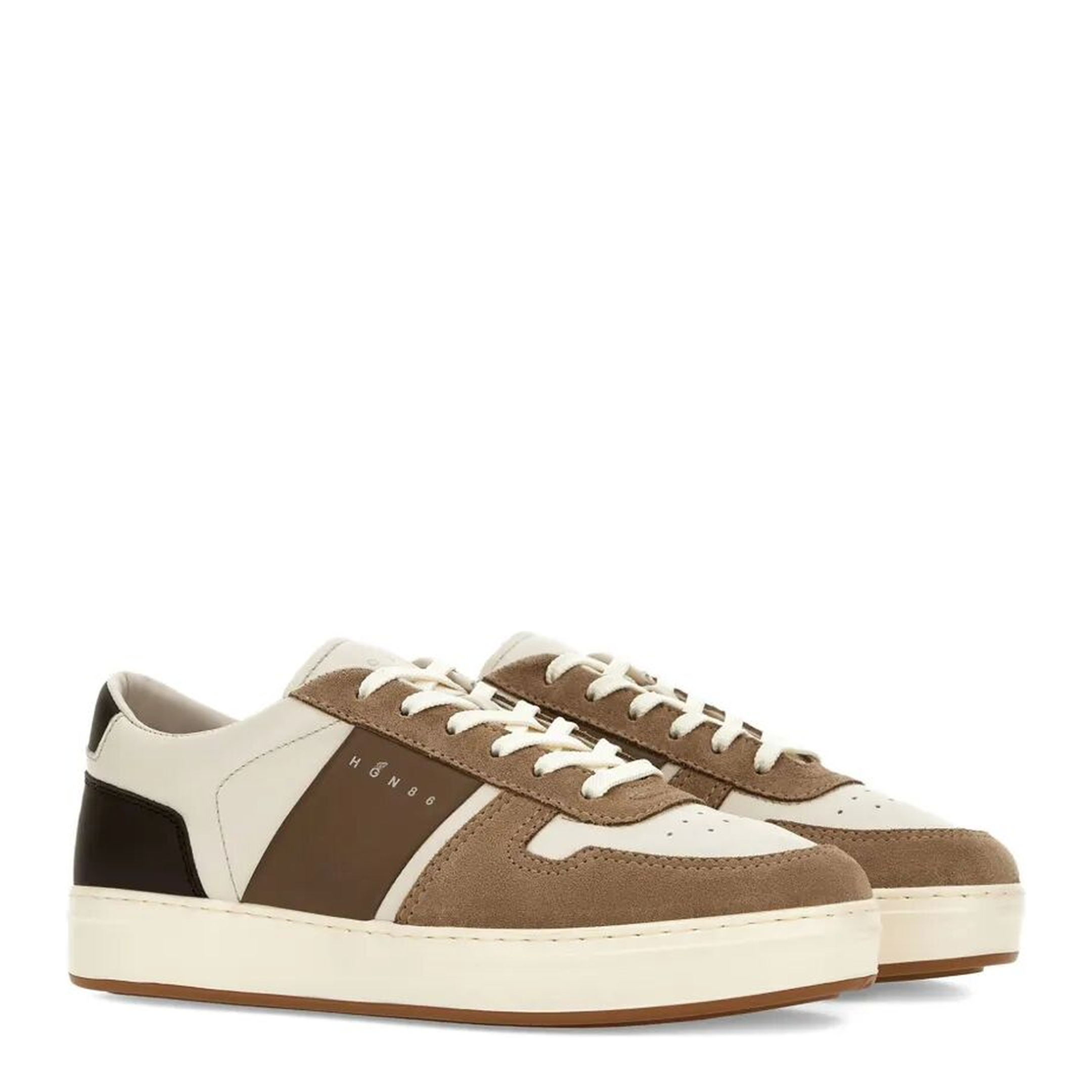 MAYFEYR - Hogan - H-Tv Suede And Nappa Leather Sneakers - HXM6680FL30UHC
