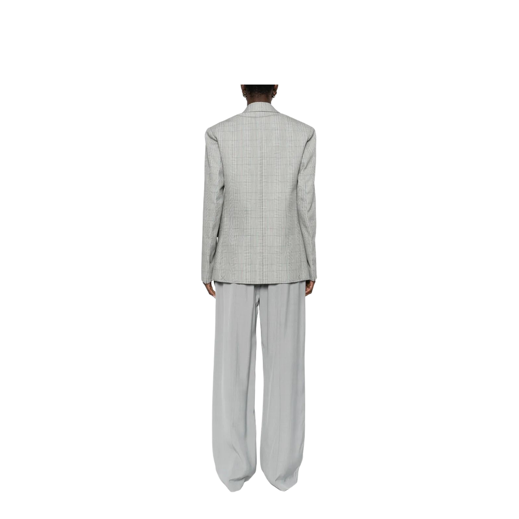 MAYFEYR - Victoria Beckham - Check Wool Double-Breasted Tailored Jacket - 1126WJK006911B