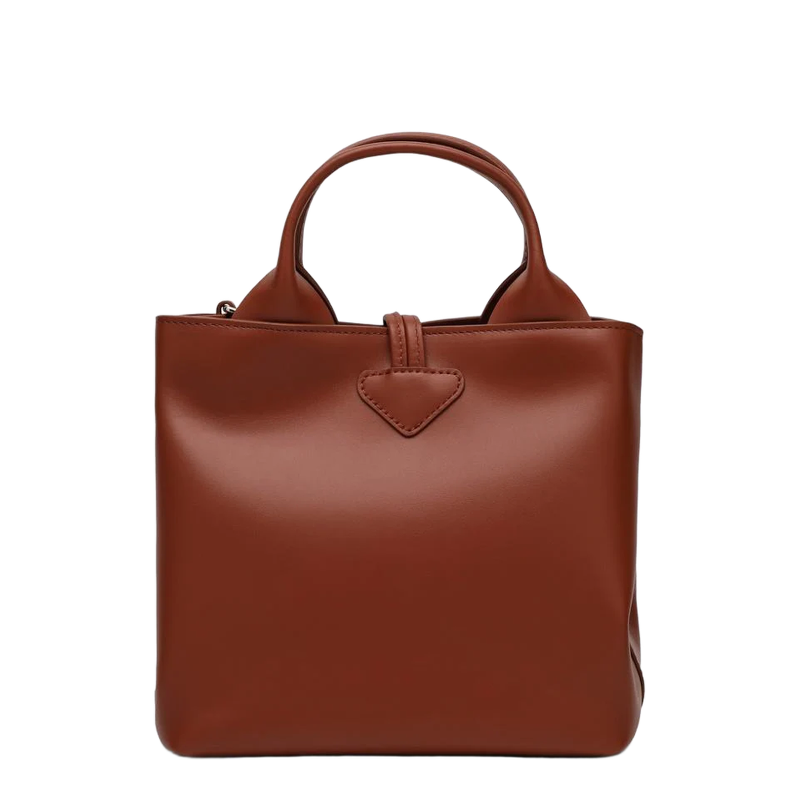Roseau S Handbag Bark - Leather