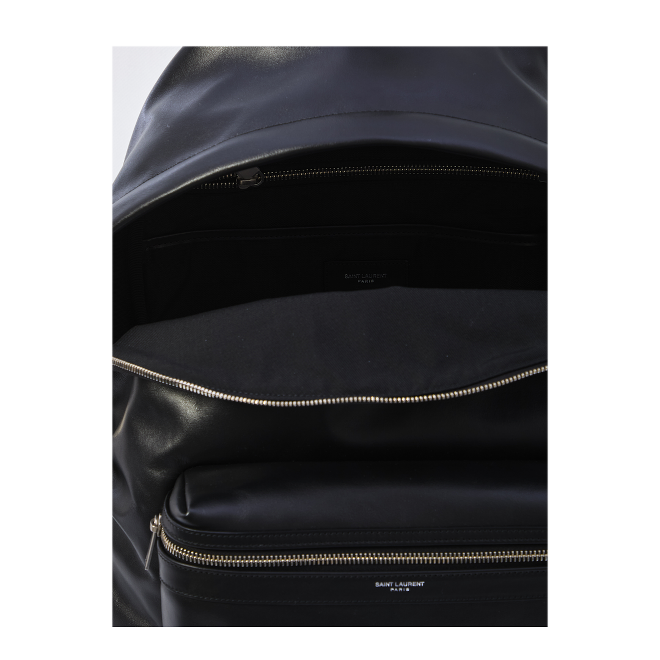 City Leather Backpack - Black