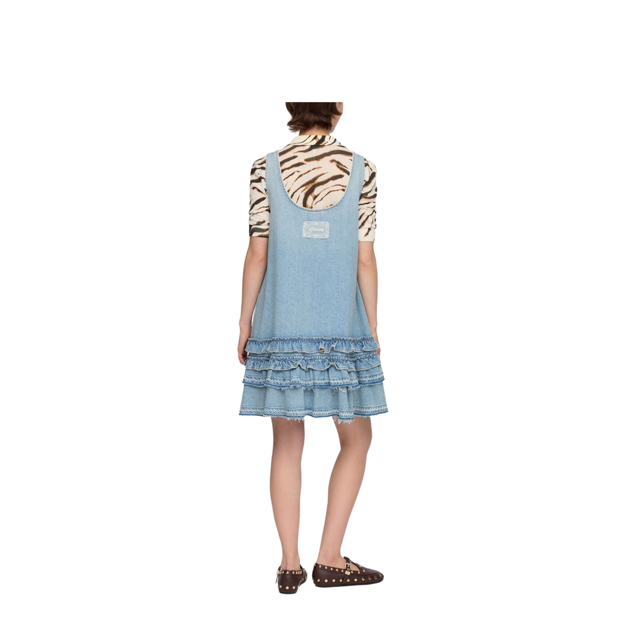 MAYFEYR - Ganni - Light Blue Dresses - A1030531565