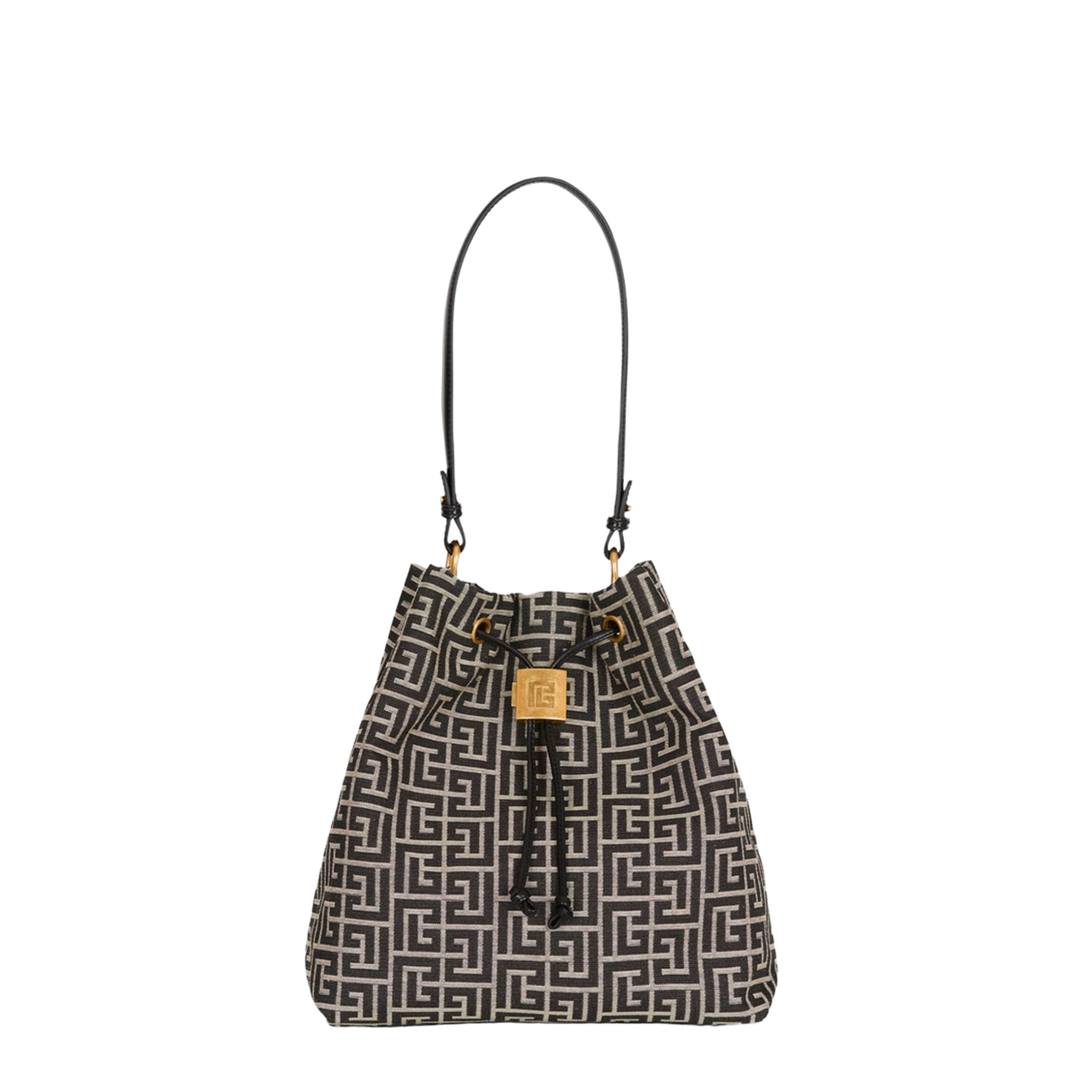 Pulse Monogram Jacquard Backpack - Black