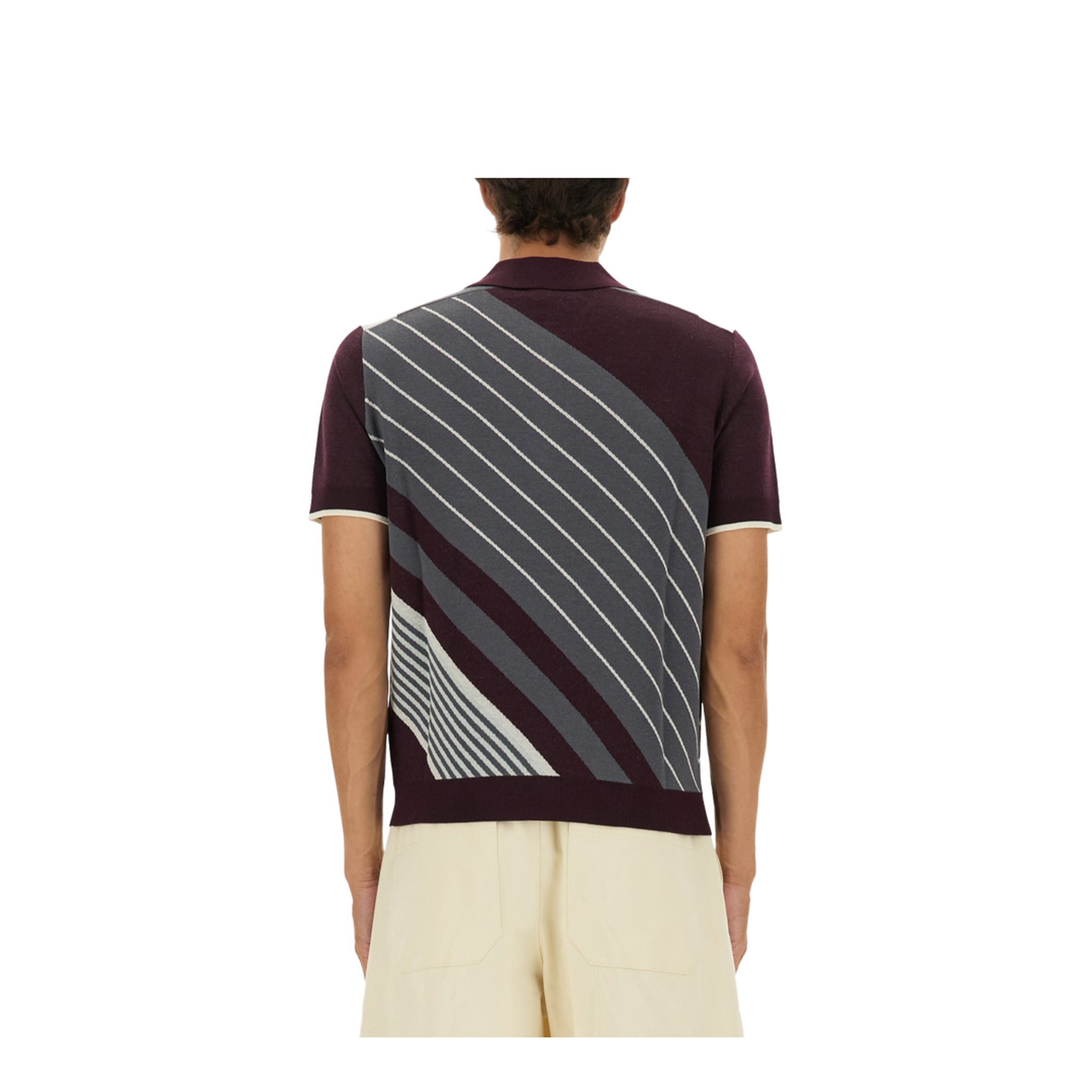 Diagonal Tennis Polo Shirt
