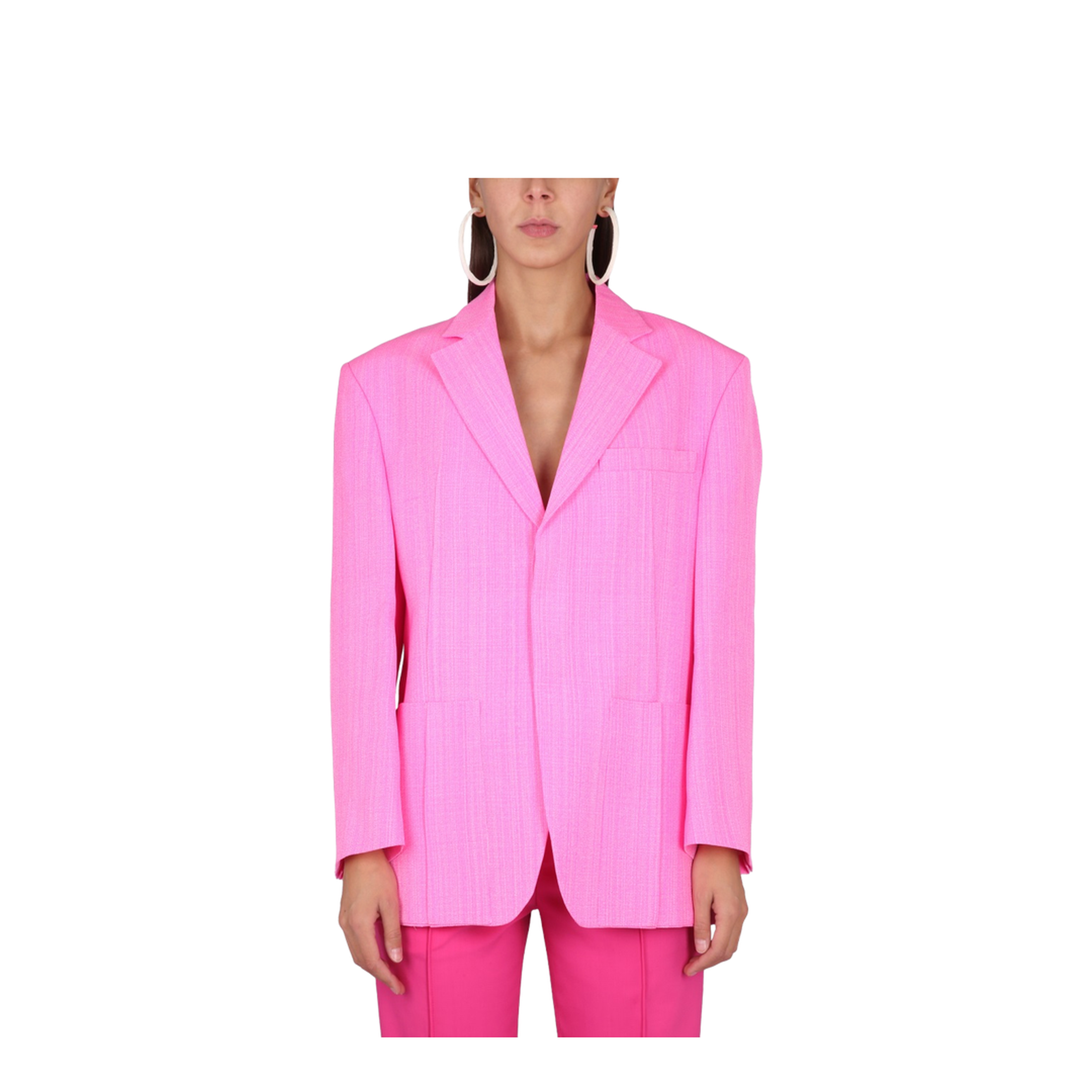MAYFEYR - Jacquemus - Blazer With Notched Lapel - Pink - 213JA1011031430