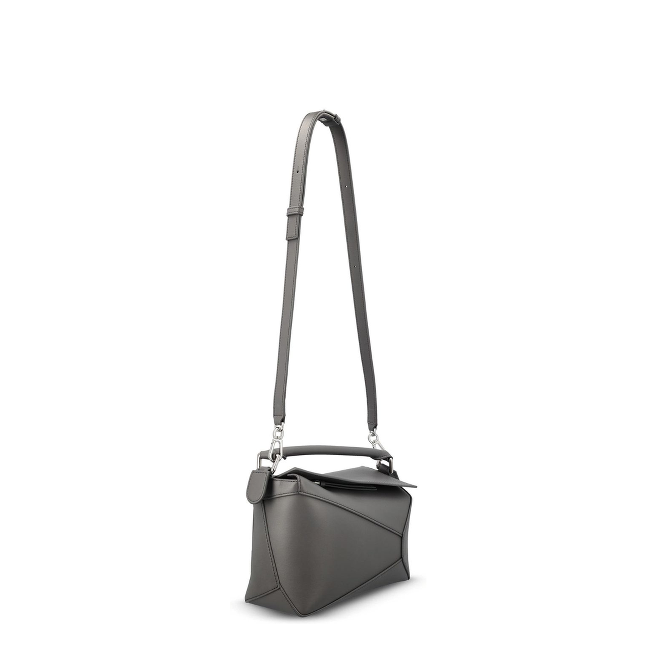 Small Puzzle Edge Bag in Classic Calfskin Brown
