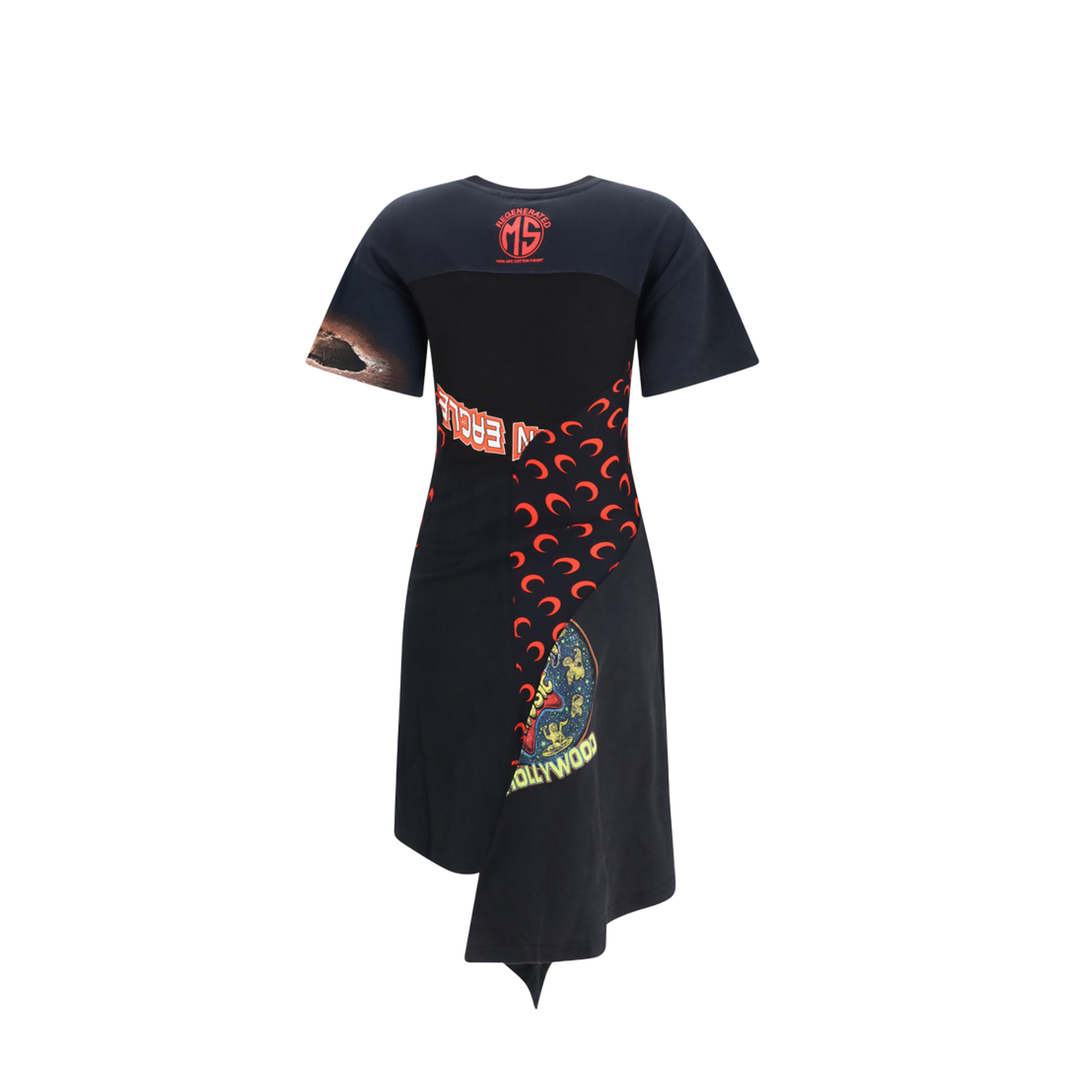 MAYFEYR - Marine Serre - Asymmetric Recycled Jersey Dress - WDR465AUJER0003