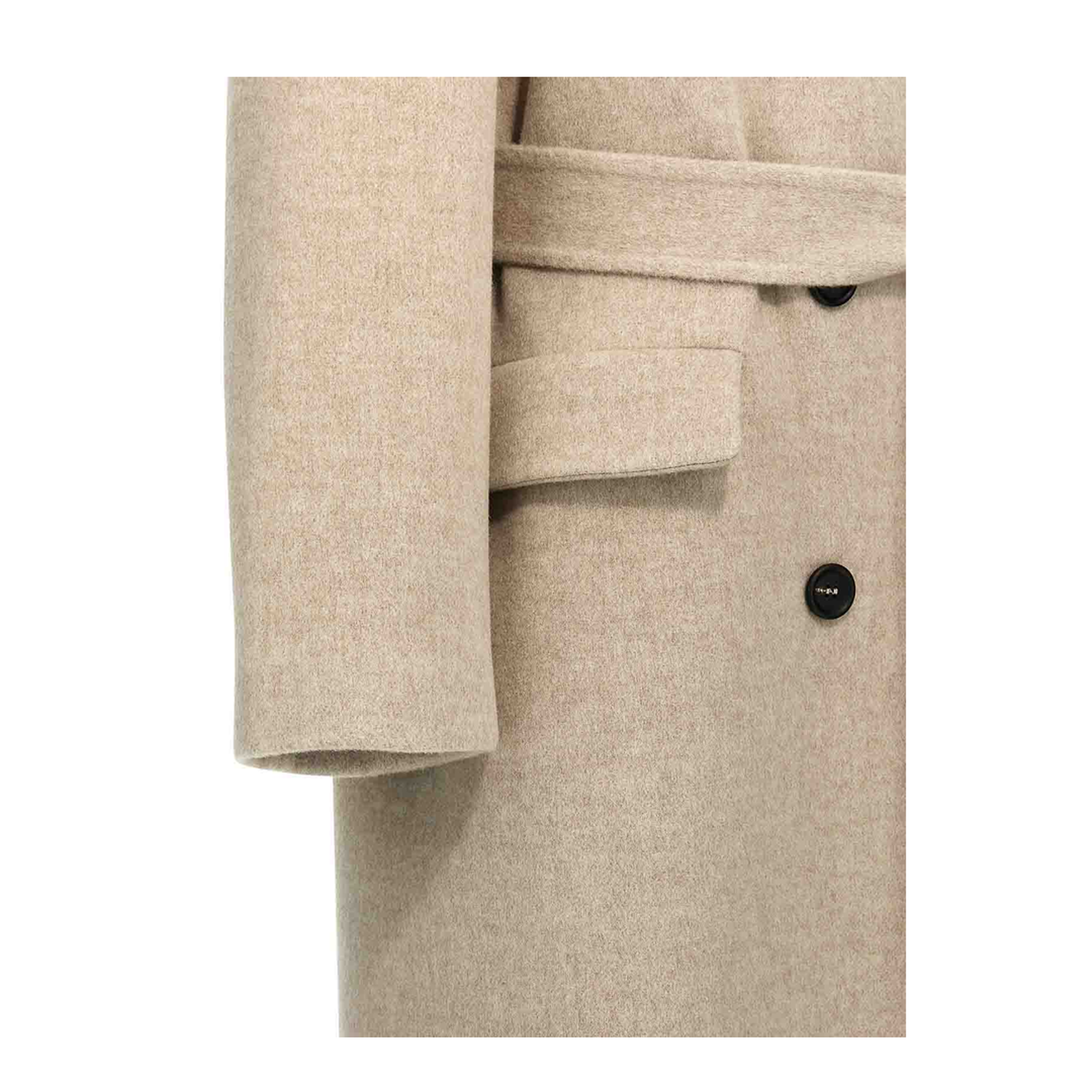 Double Breasted Coat Beige