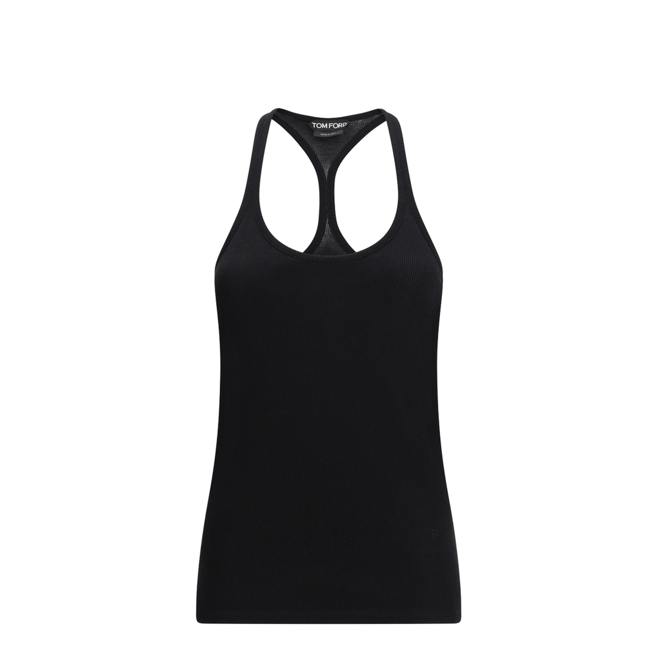 MAYFEYR - Tom Ford - Silk-Blend Ribbed Jersey Tank Top - TSJ634JEX183