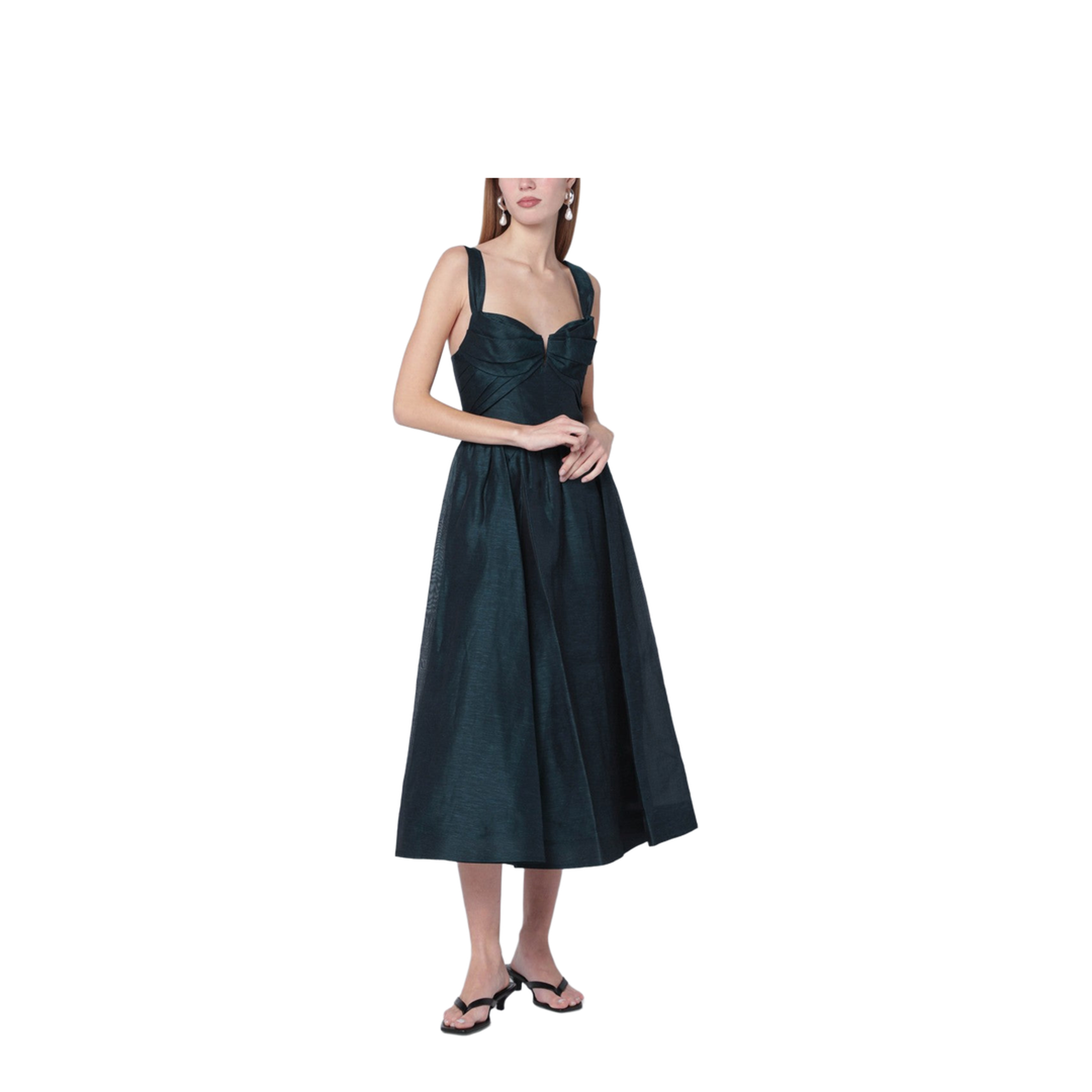 MAYFEYR - Zimmermann - Rebellion Draped Midi Dress - 6847DC261LITE