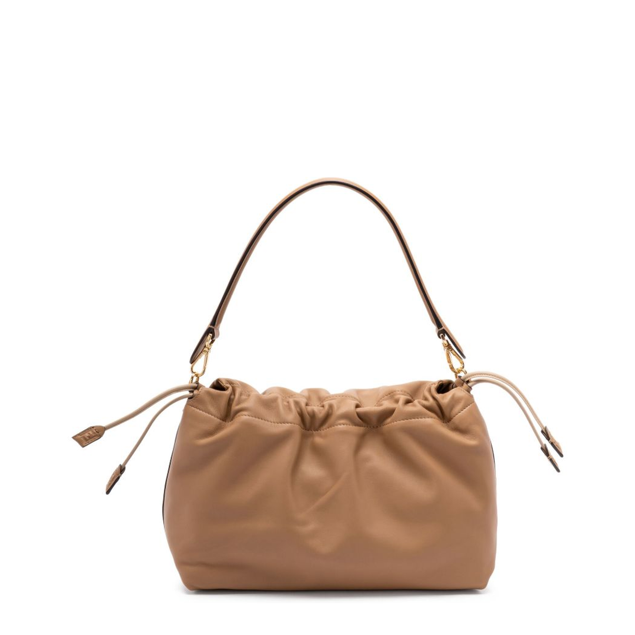 Baguette Large Leather Top Handle Bags - Brown