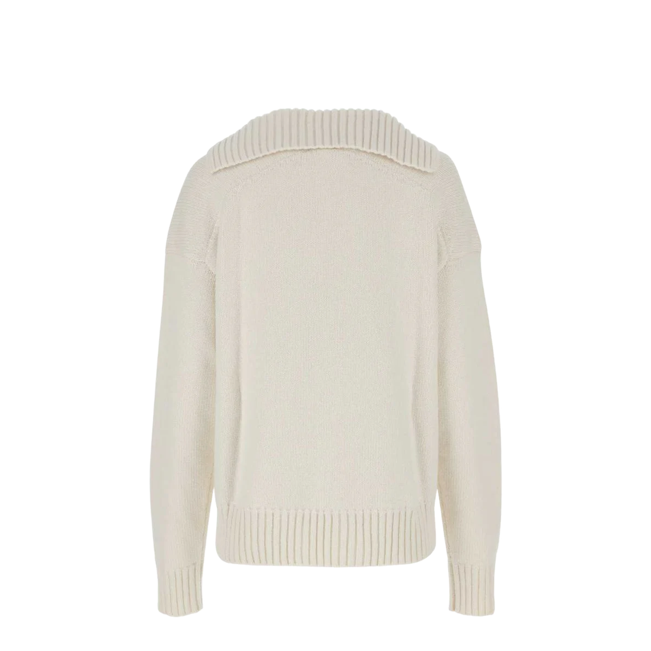 Ivory Cashmere Blend Oversize Sweater
