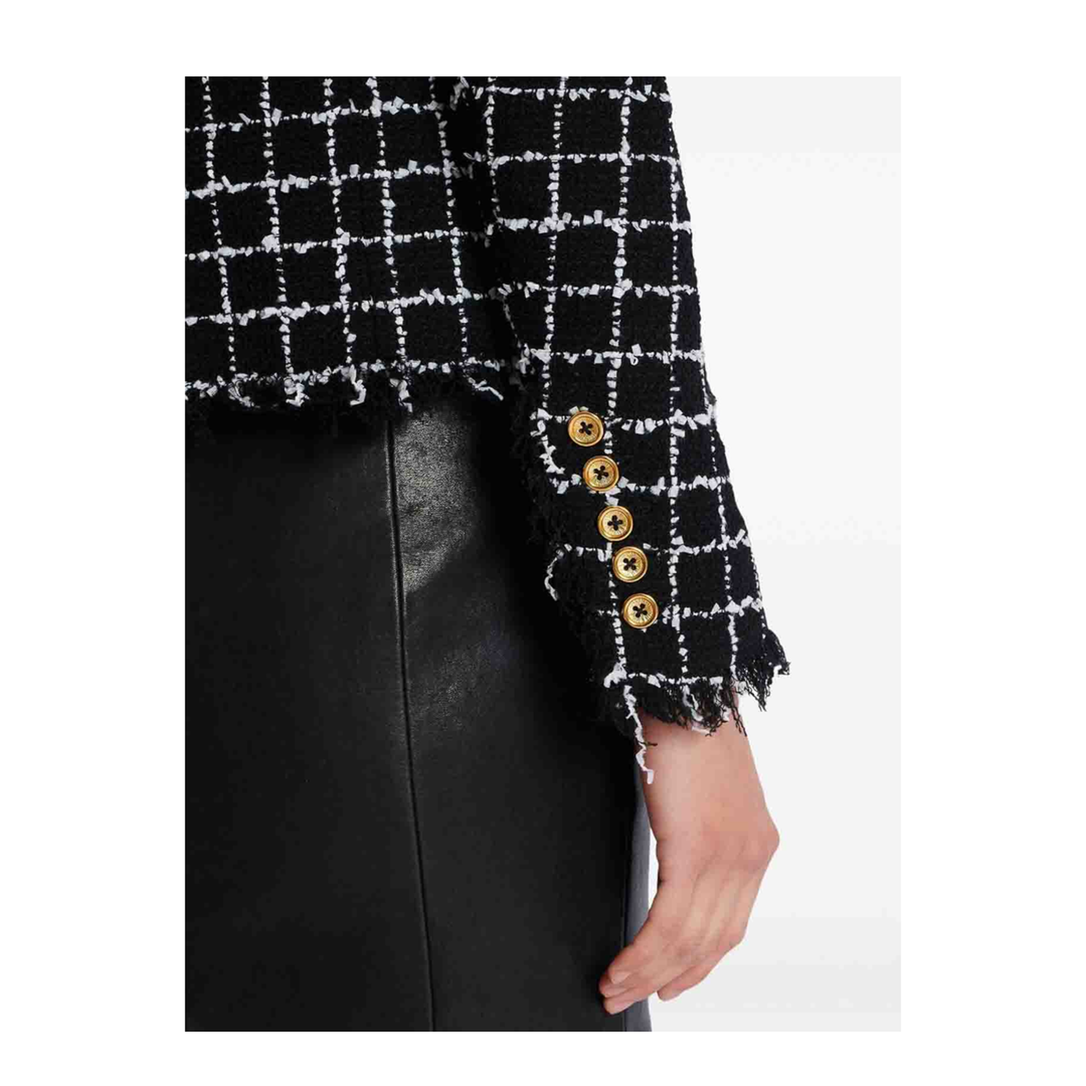 Women's Jacket Grid Pattern