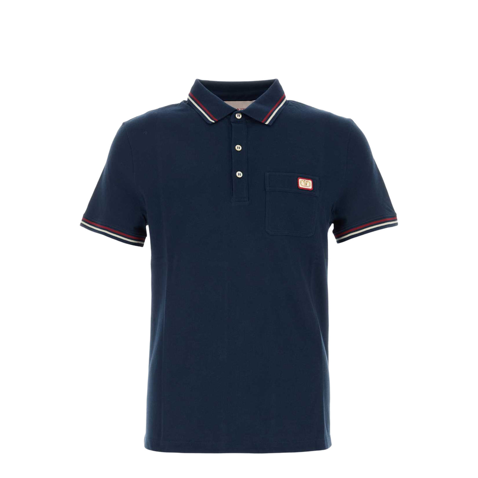 Midnight Blue Cotton Polo Shirt