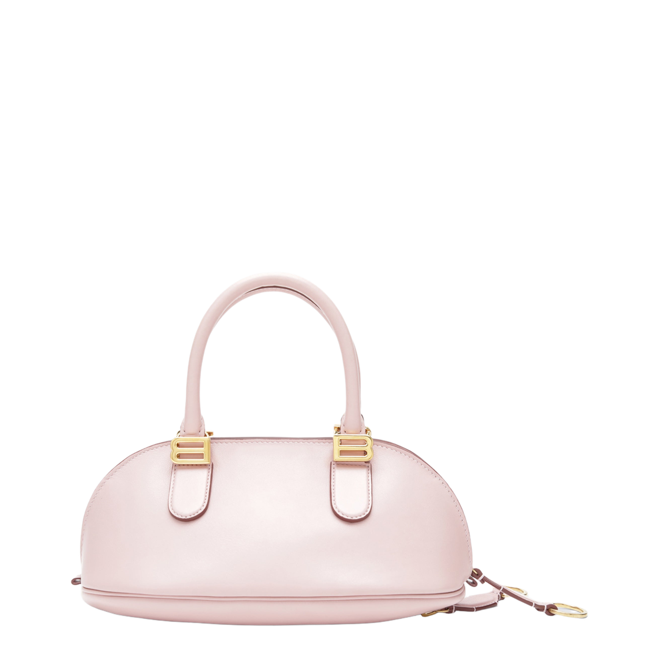 MAYFEYR - Balenciaga - Pink Leather Bolero Mini Bowling Bag - 8685852ACJS5543