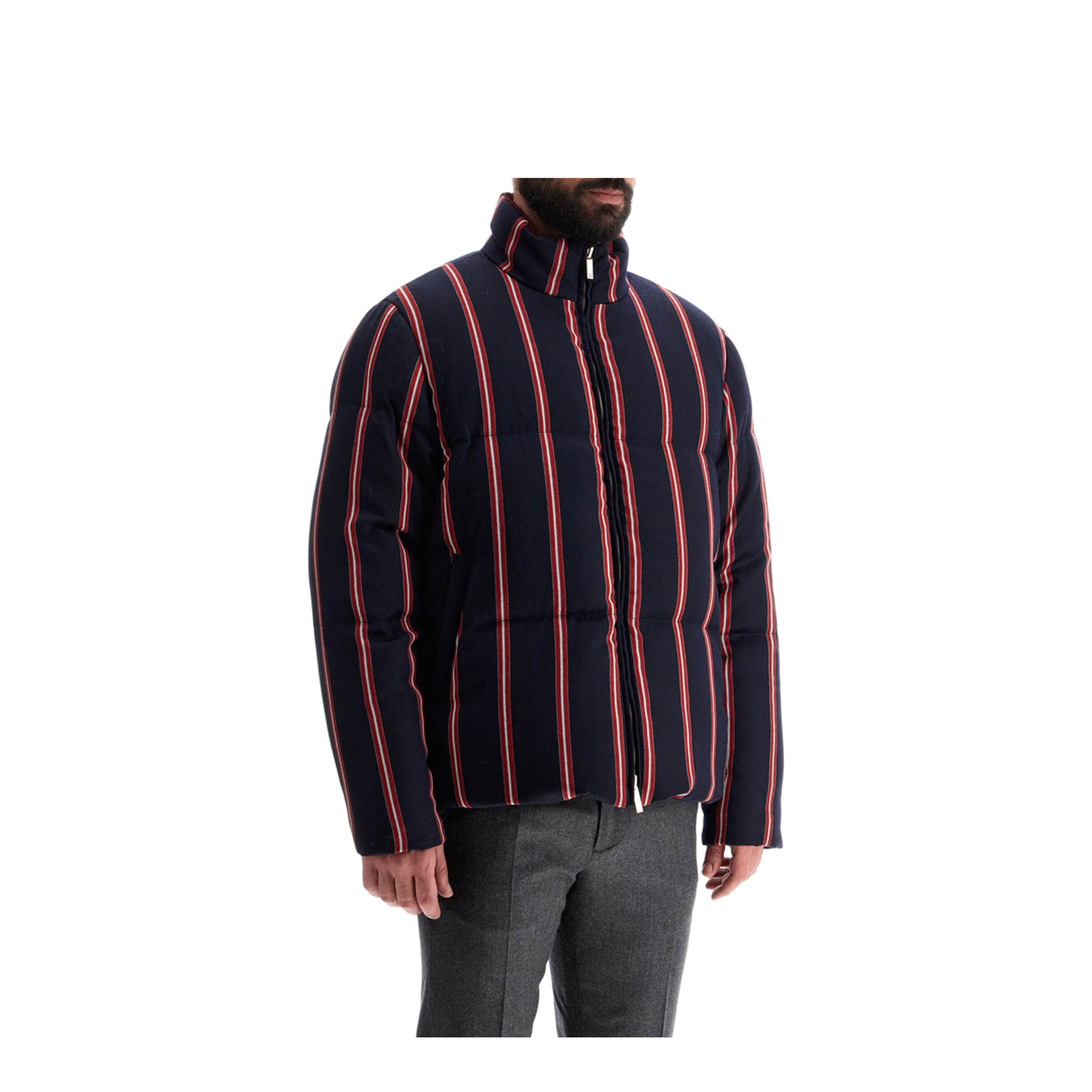 Reversible High-Neck Down Jacket