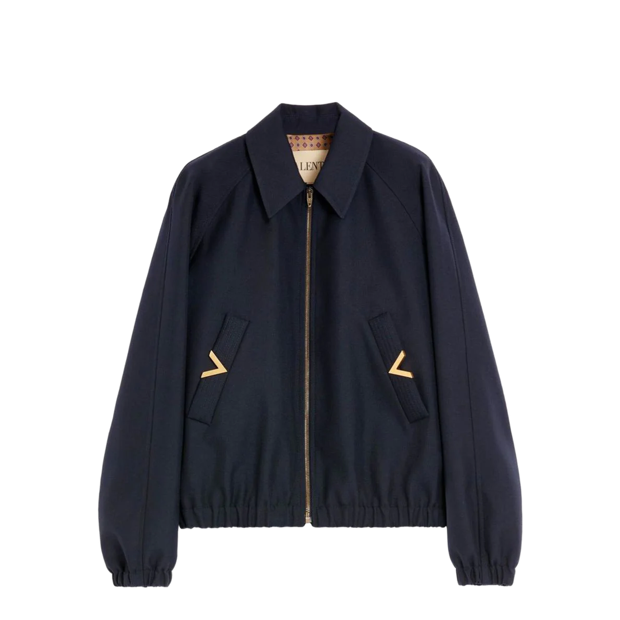 Vgold Wool Blend Blouson Jacket