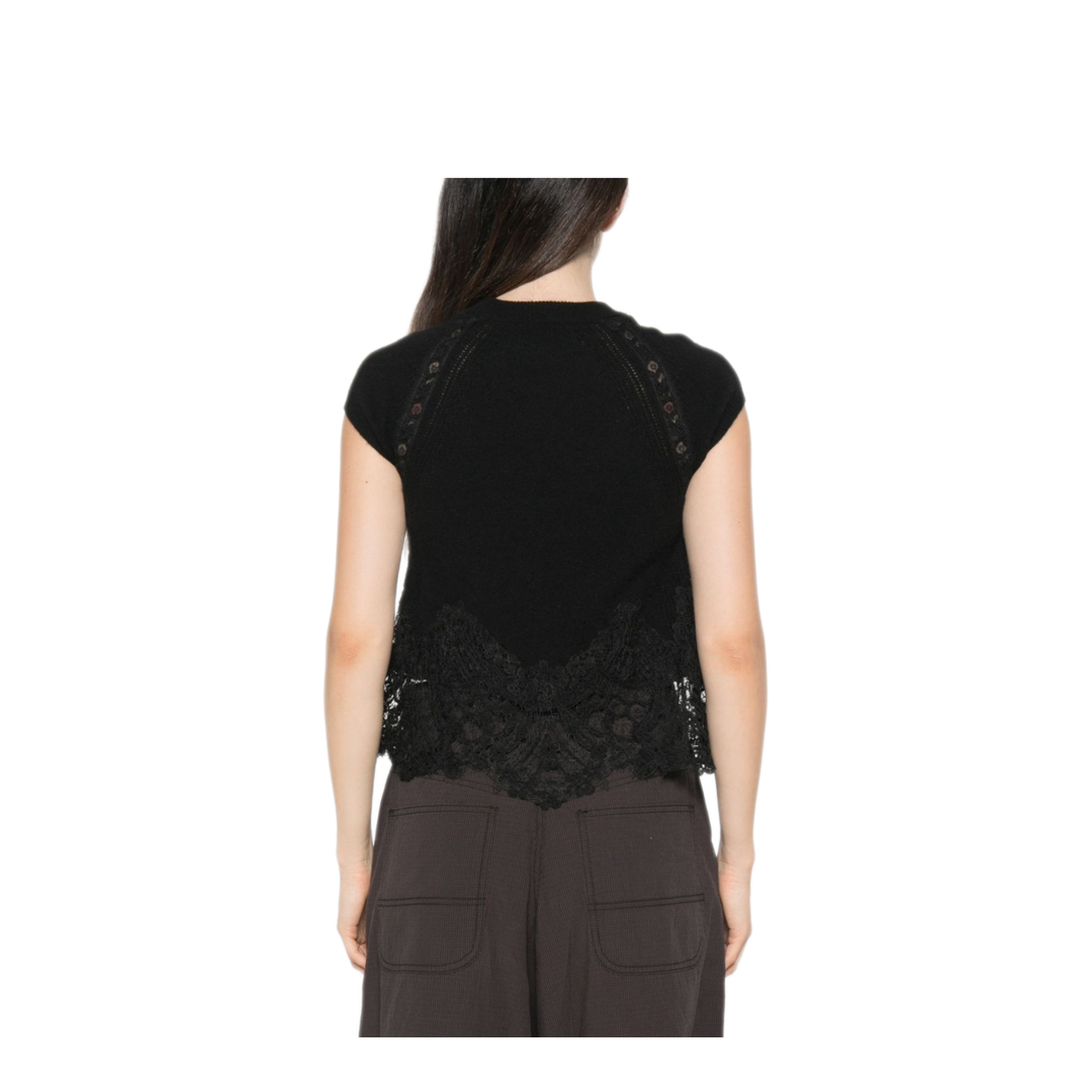 MAYFEYR - Ermanno Scervino - Top Black - D495L307APTPYU95708