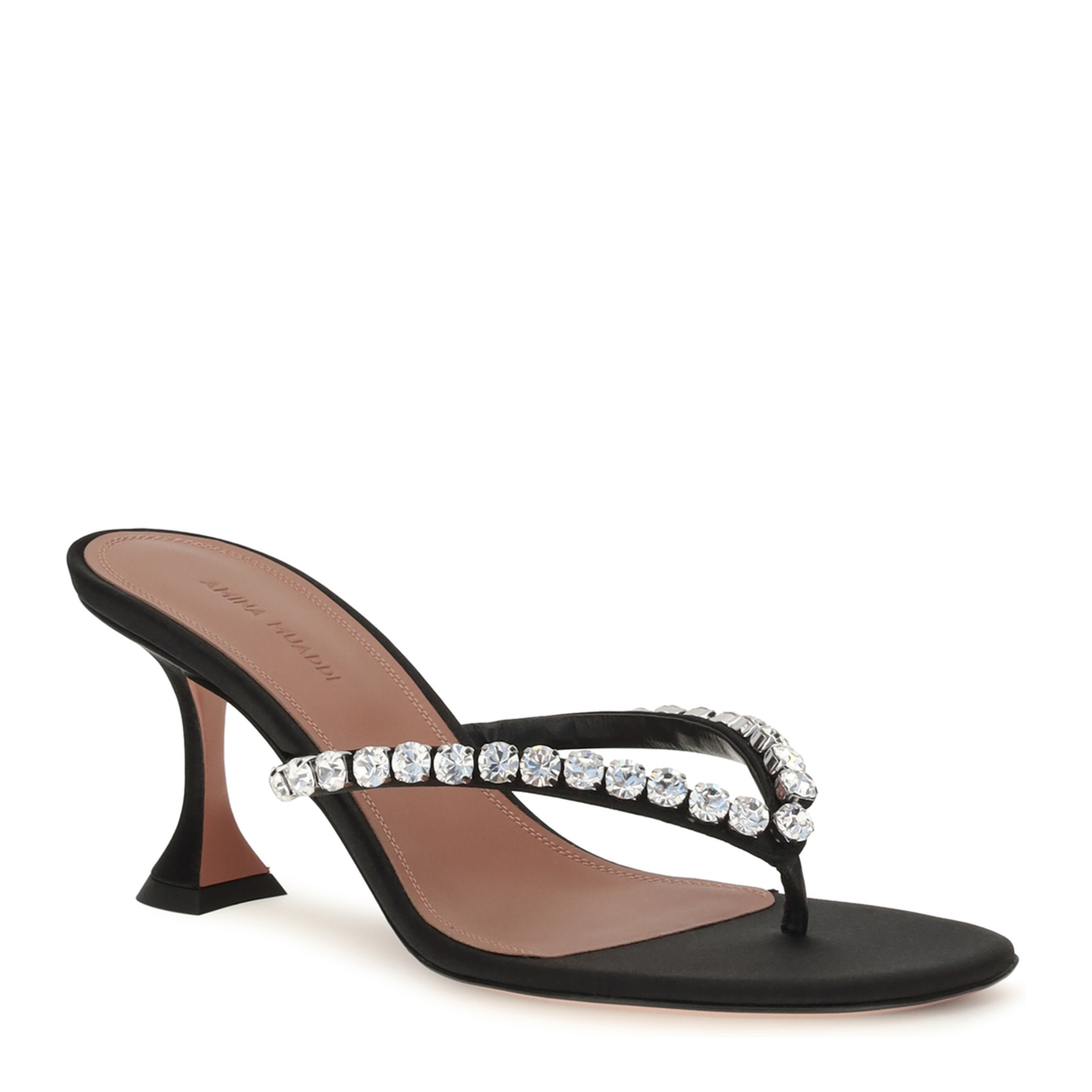 MAYFEYR - Amina Muaddi - Crystal-Embellished Thong Sandals - 15S366205GIG