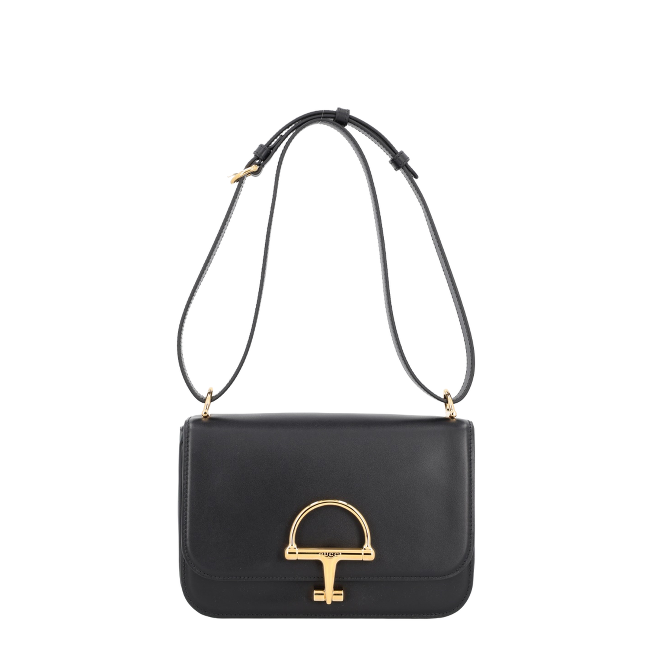 Siena Small Shoulder Bag in Black Leather