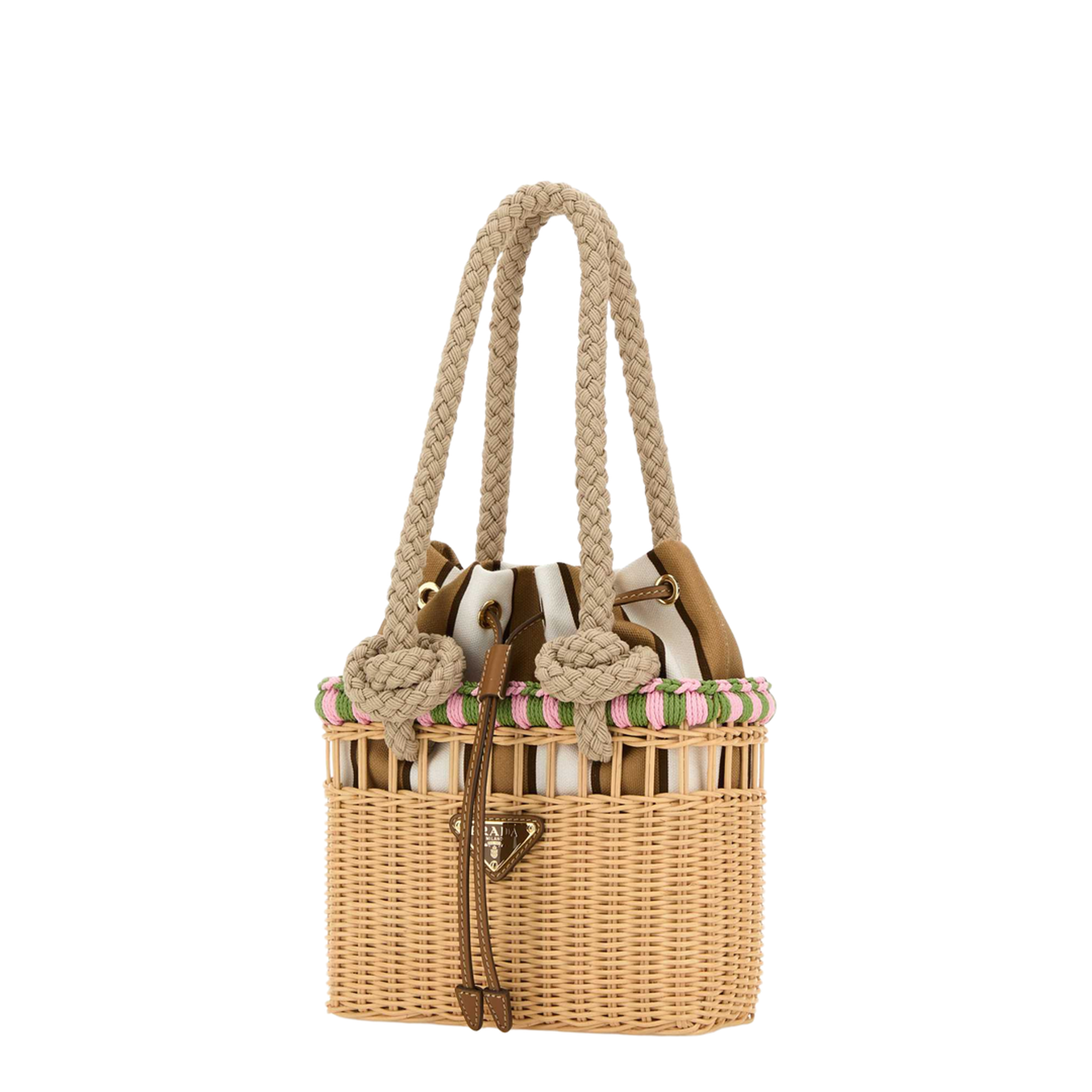 Wicker Mini Shopping Bag