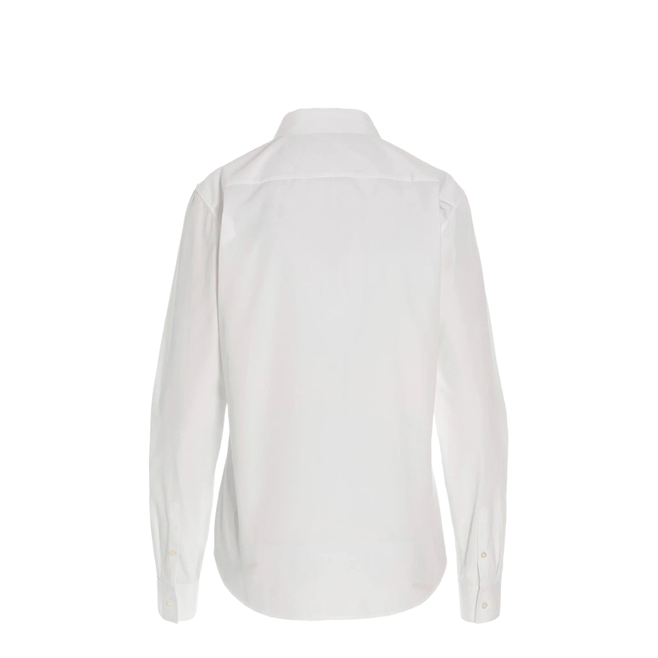 Cotton Shirt with Button Closure