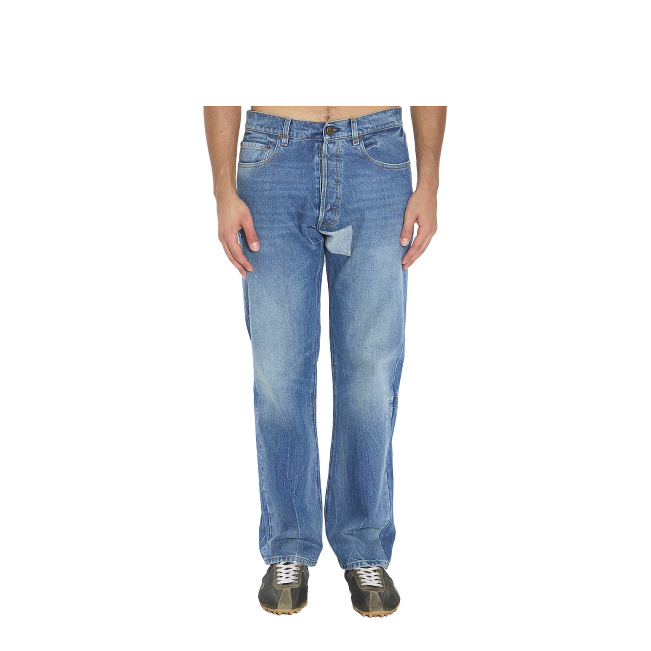 Jeans with patch