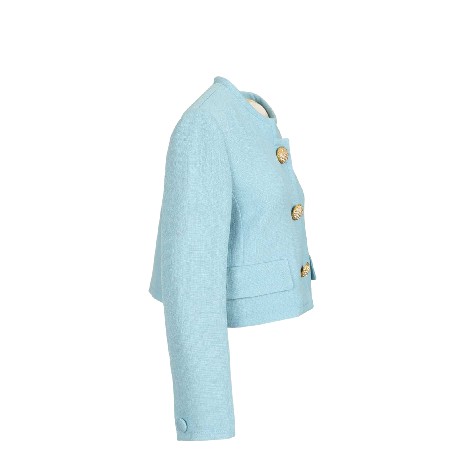 Solid Viscose Canvas Jacket