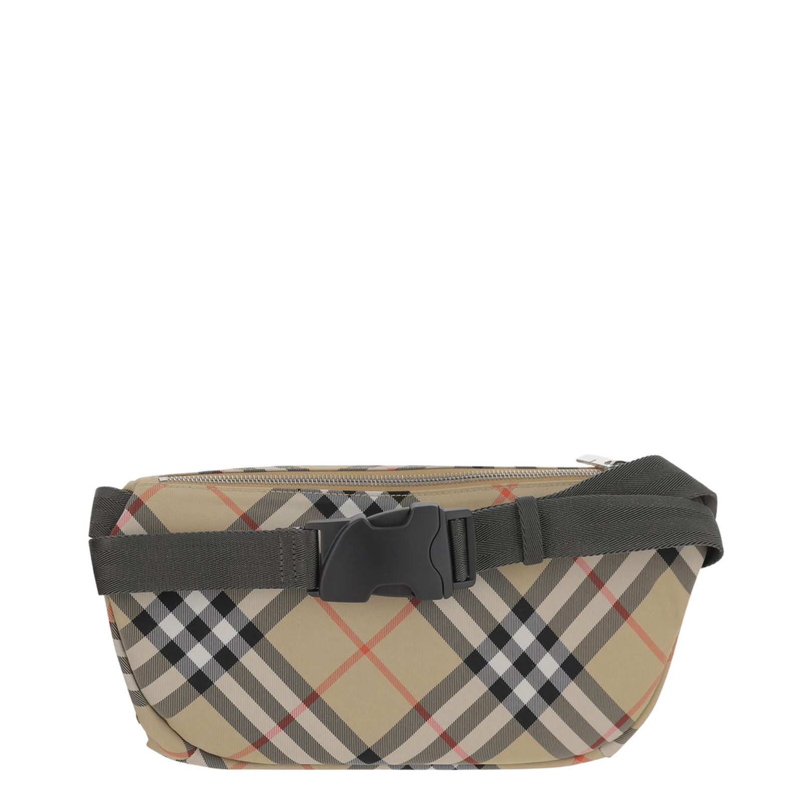 Check Canvas Belt Bags - Sand