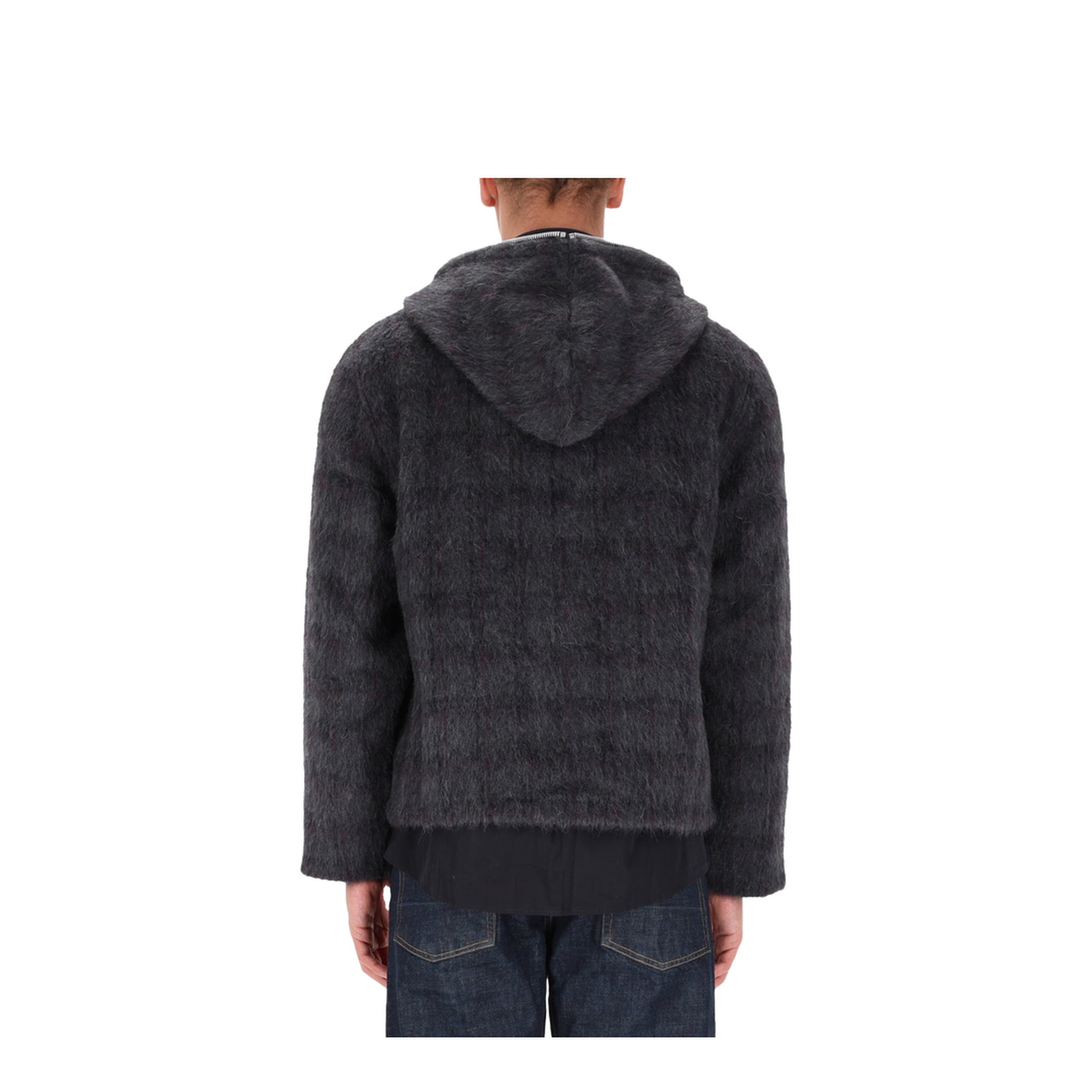 MAYFEYR - Our Legacy - Hoodie - M2266FFFUZZEDPLUMCHECKHAIRYWOOL