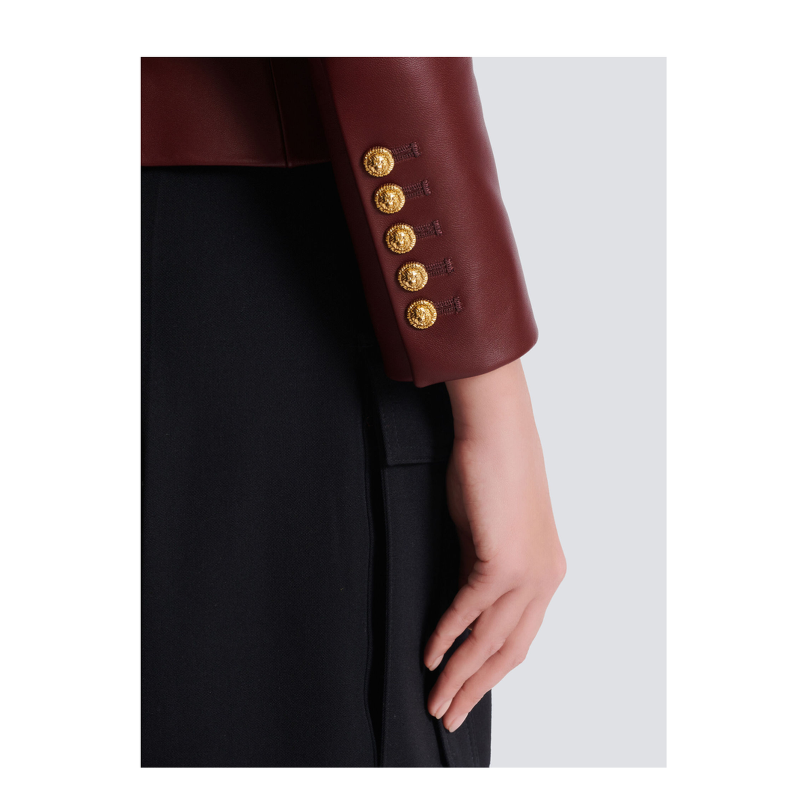 6-button lambskin jacket