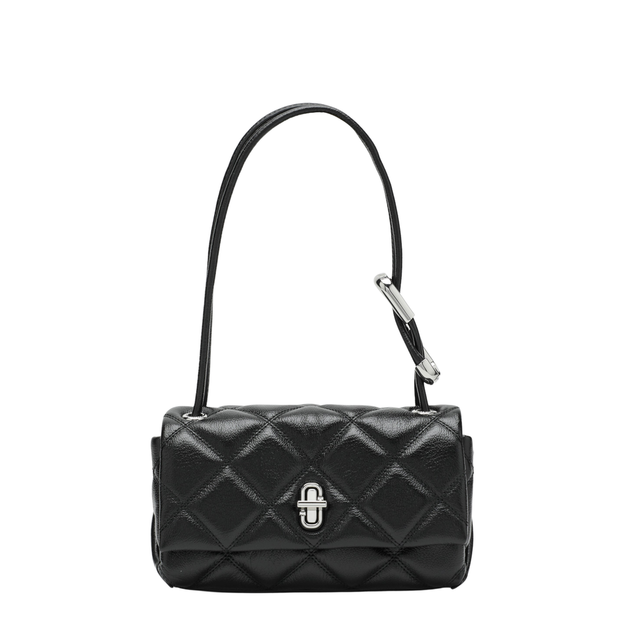 Black Quilted Mini Dual Bag