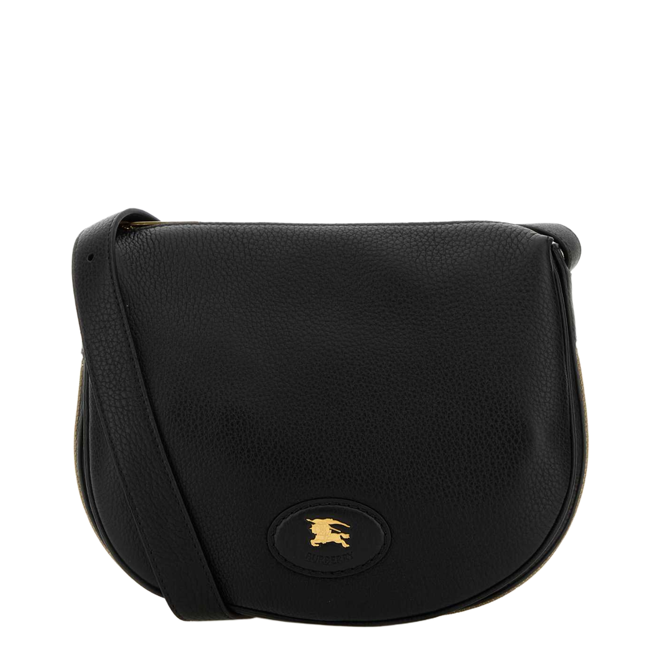 MAYFEYR - Burberry - Black Leather Tavistock Crossbody Bag - 8120263A1189